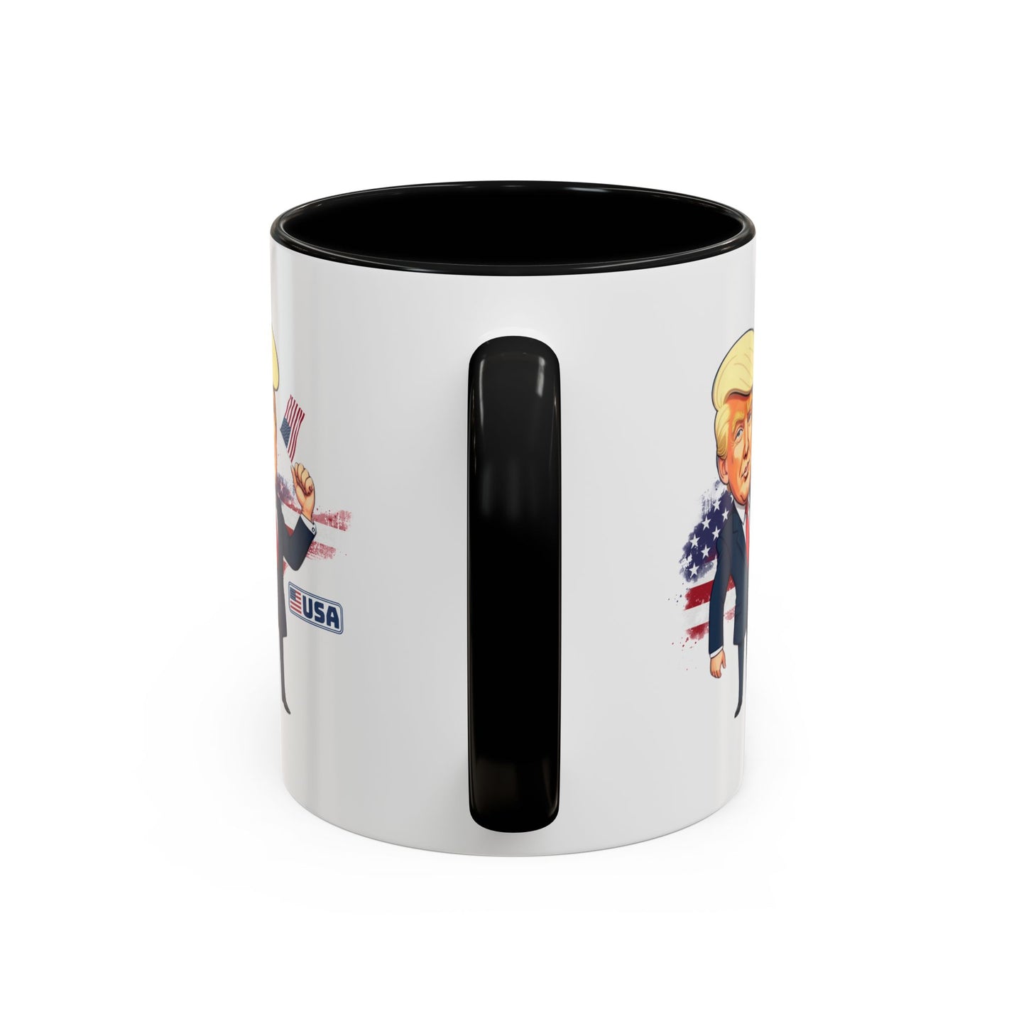 Flag Waving Trump USA Coffee Mug