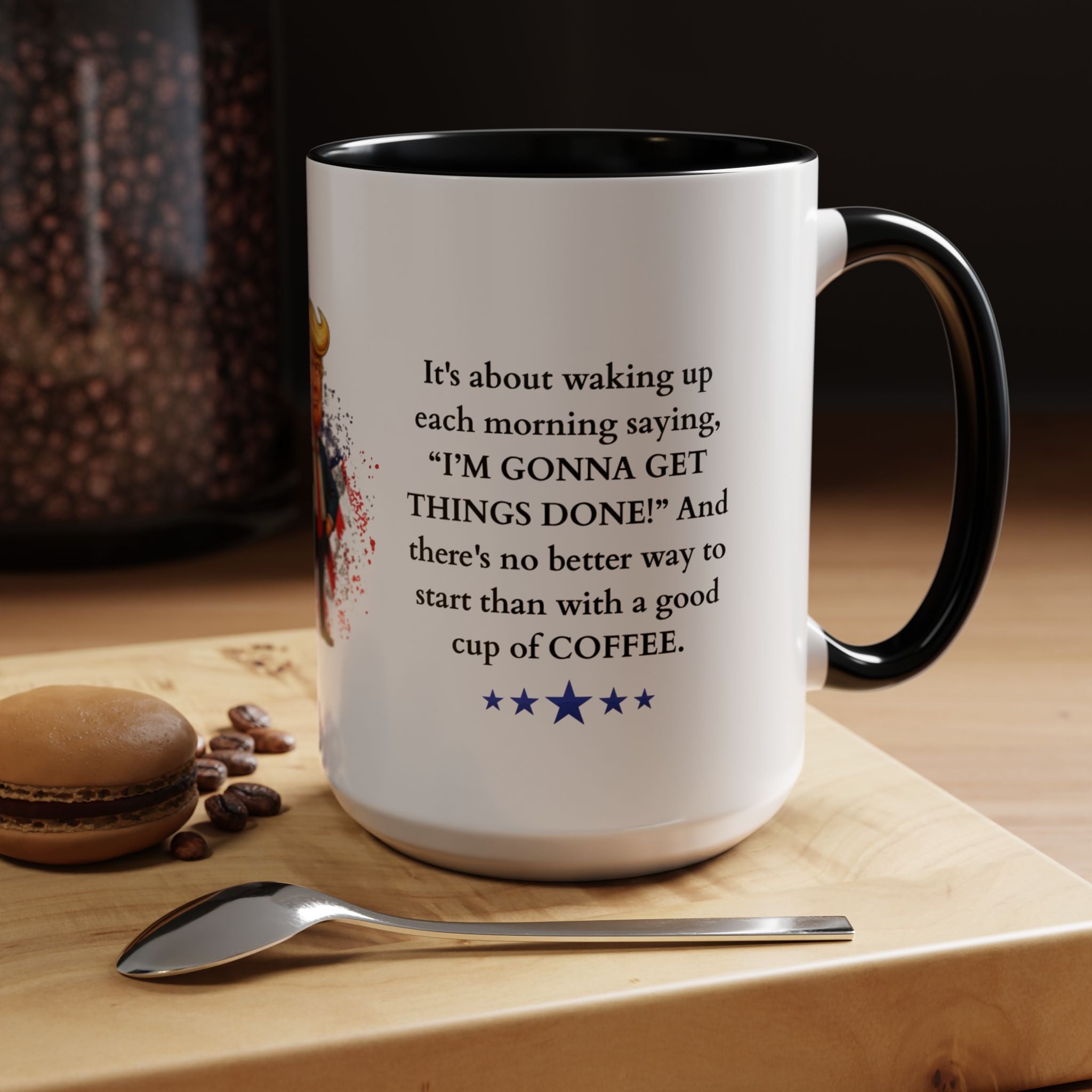 Political Parody Motivational Coffee Mug: Mocha Inspiration