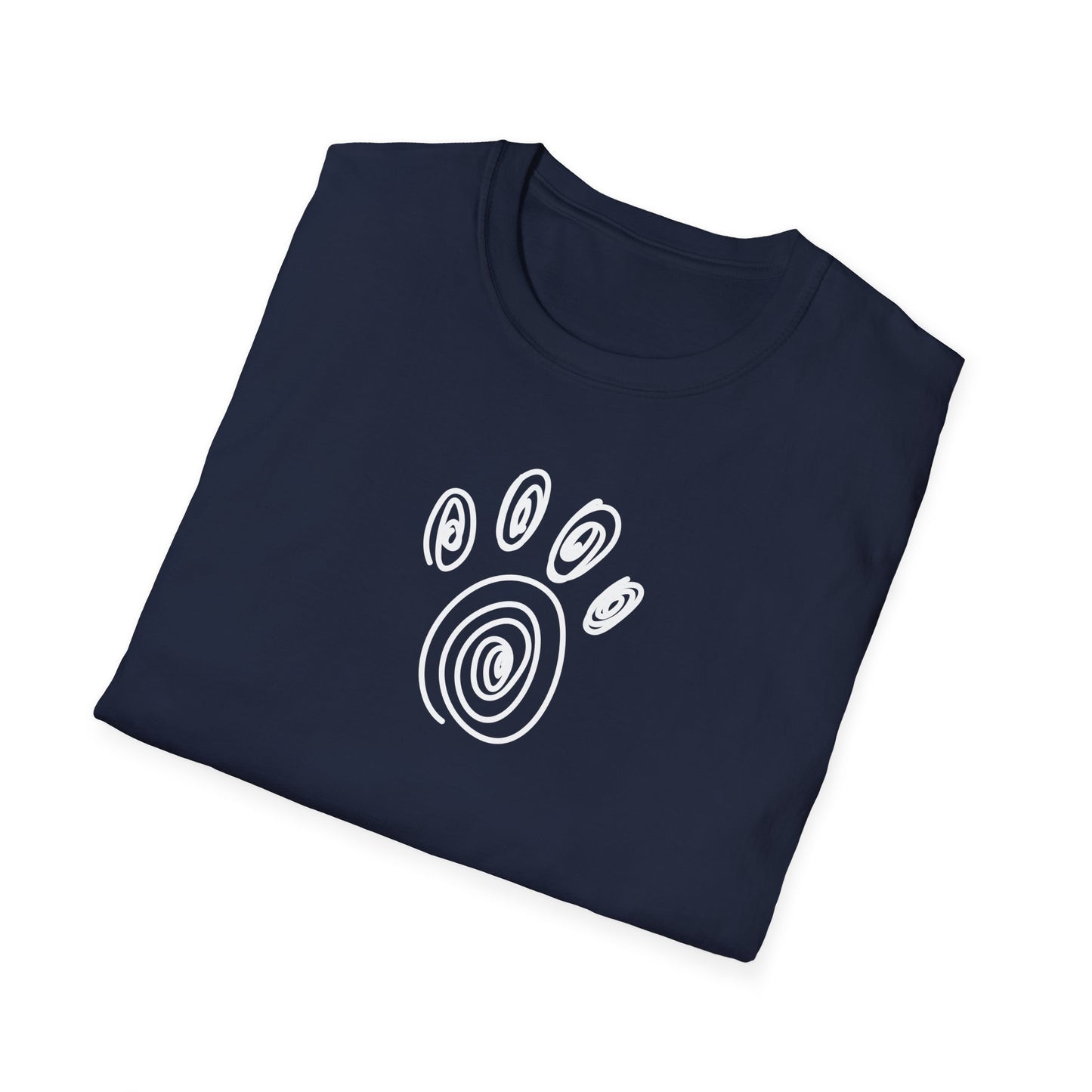 Scribble Paw Unisex Softstyle T - Shirt - T - Shirt - Epileptic Al’s Shop