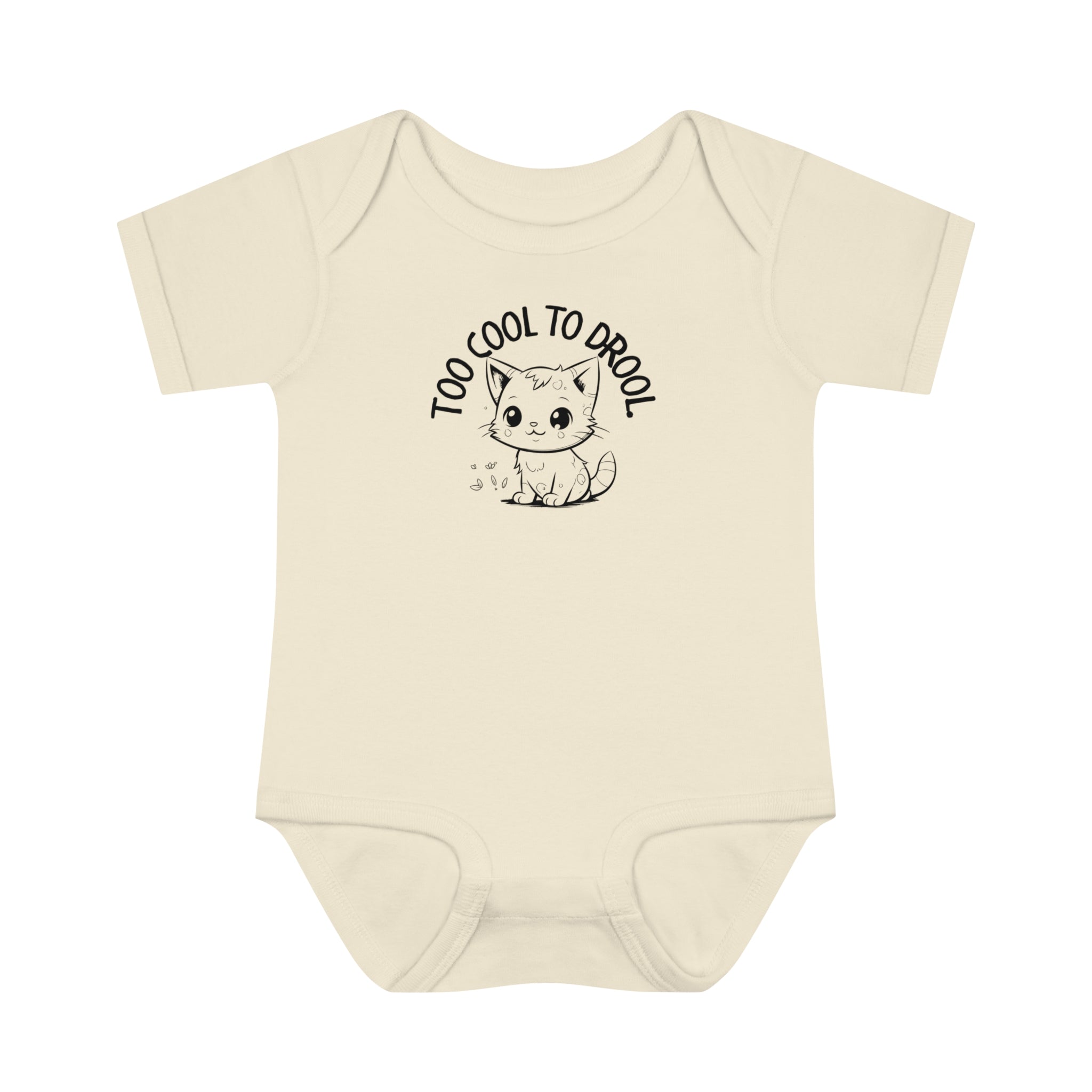 Too Cool To Drool Infant Baby Rib Bodysuit - EpiAl's Shop