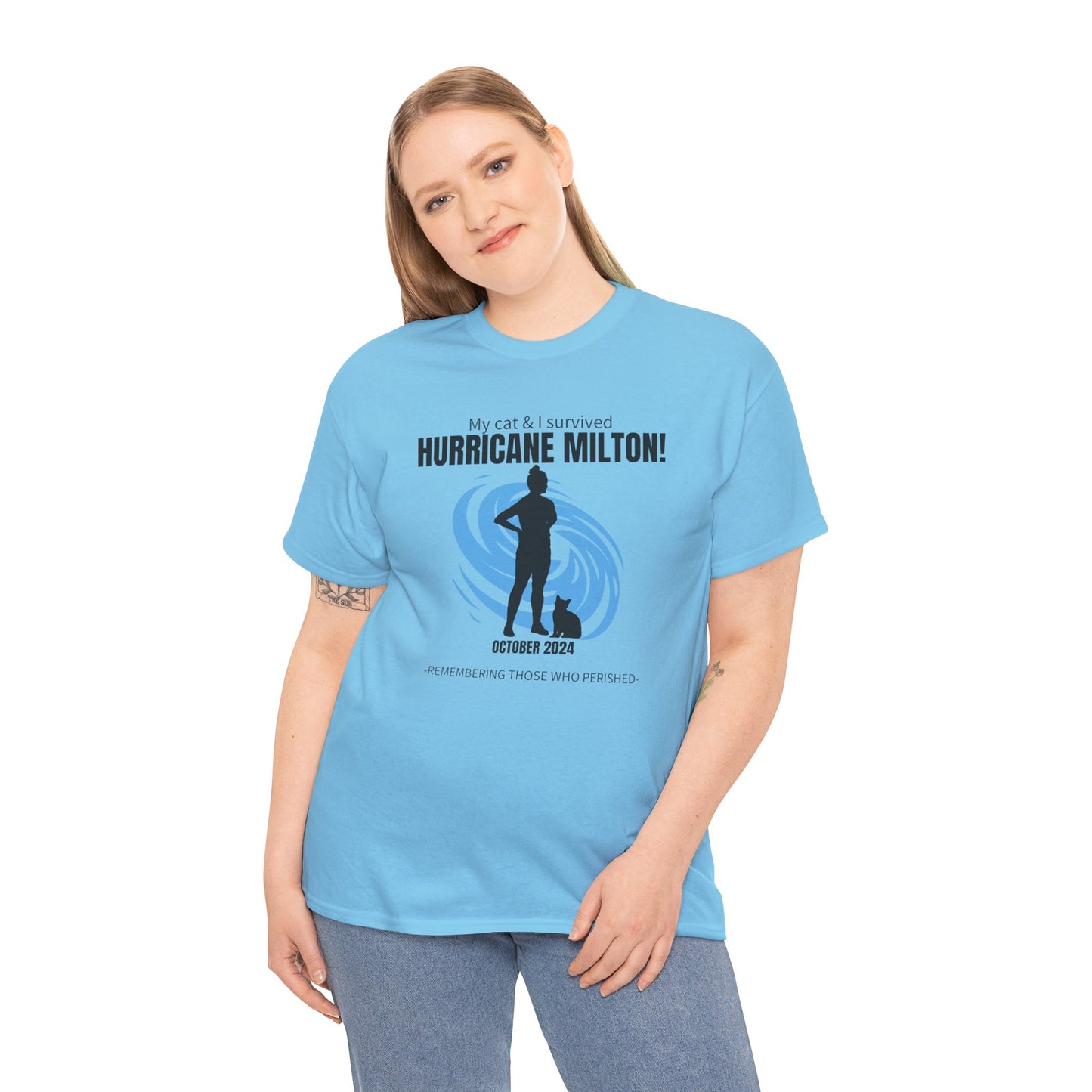 Hurricane Milton Survivor Unisex Heavy Cotton Tee
