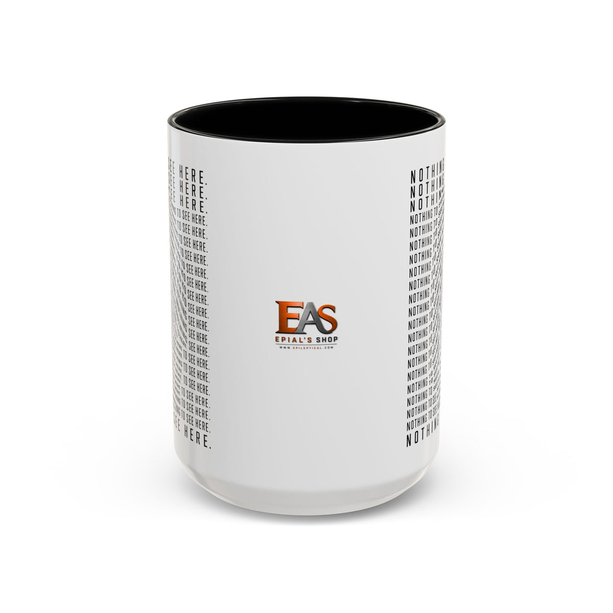 Nothing to See Here Mug | Hidden Fingerprint True Crime & Social Media Coffee Cup (11/15oz)