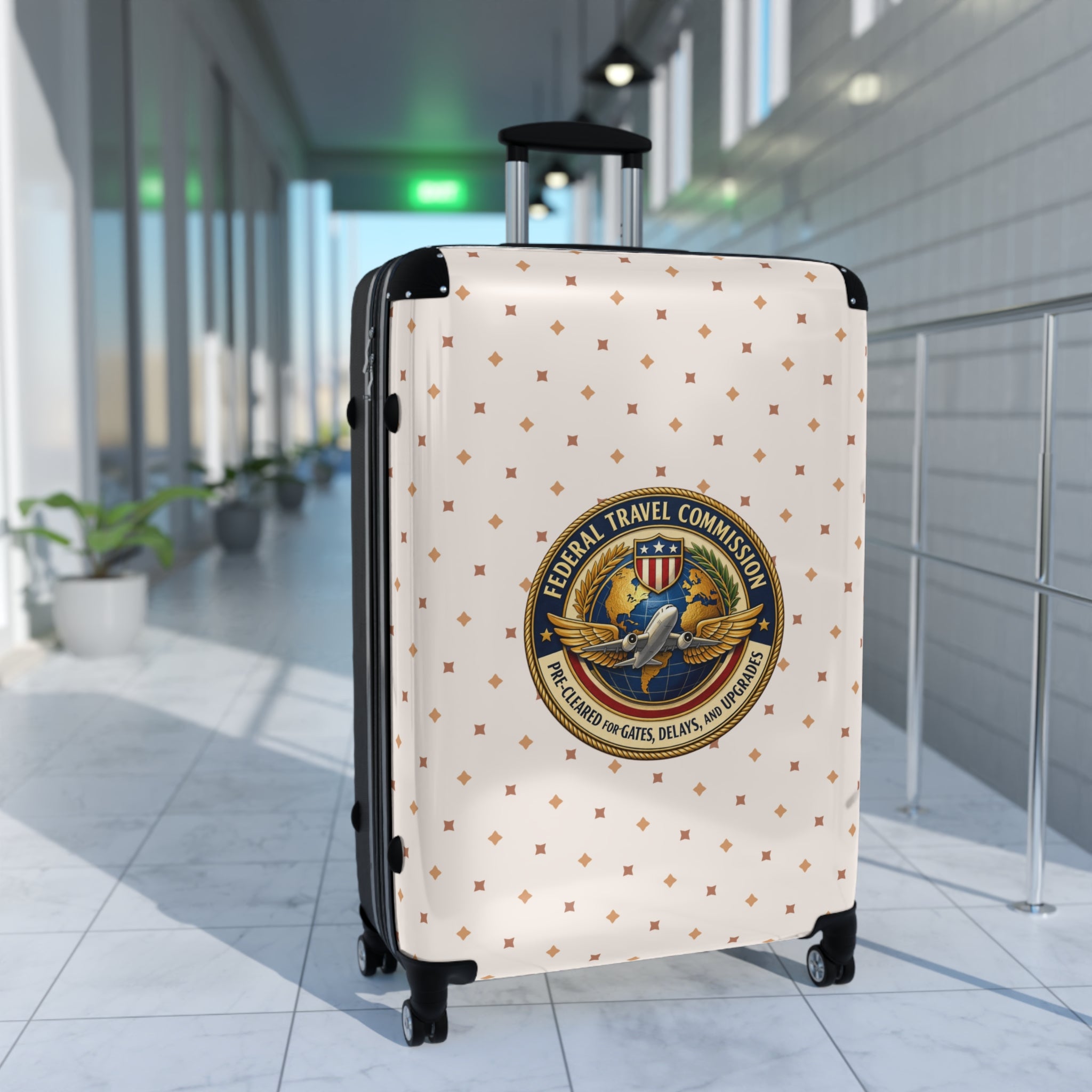 Federal Travel Commission Suitcase — Pre-Cleared for Chaos (and Upgrades)