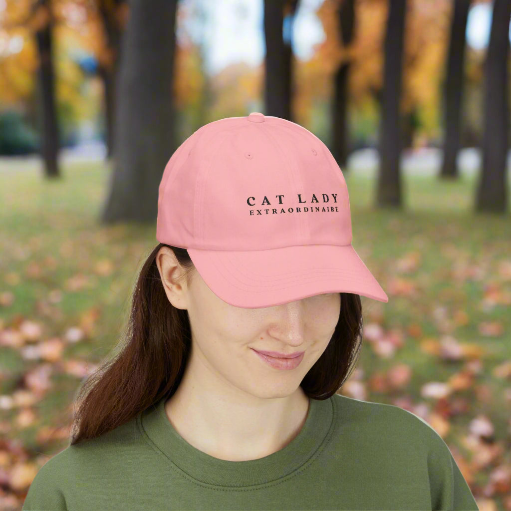 Cat Lady Extraordinaire Cap, Gift for Cat Ladies