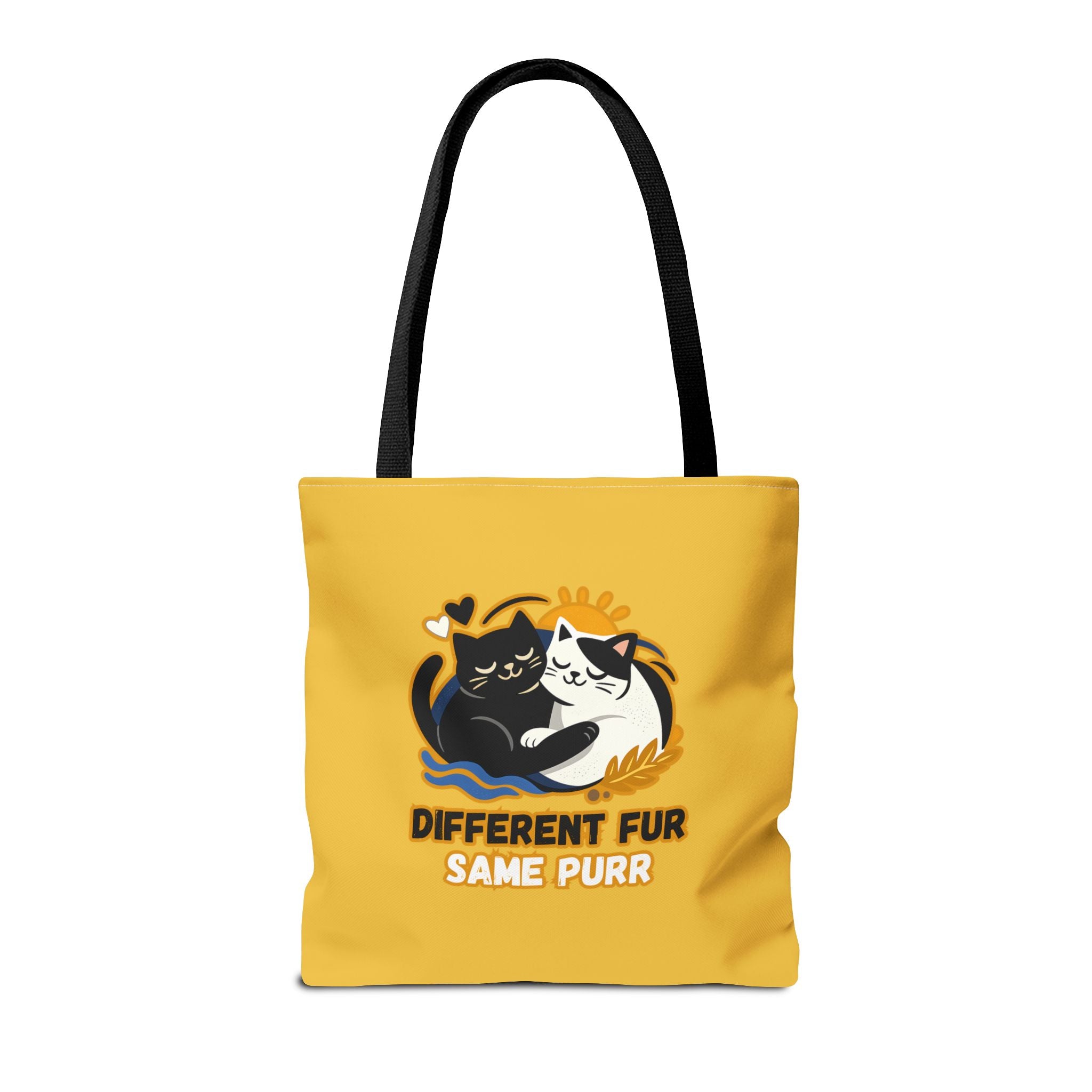 Different Fur, Same Purr Cat Tote Bag – Cozy Friendship Market Bag