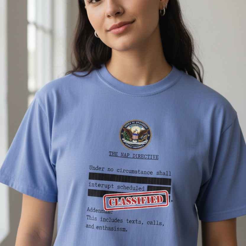 The Nap Directive Unisex T-Shirt – Official Rest Policy Graphic Tee
