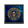 Blue Crystal Presidential Parody Jewelry Box