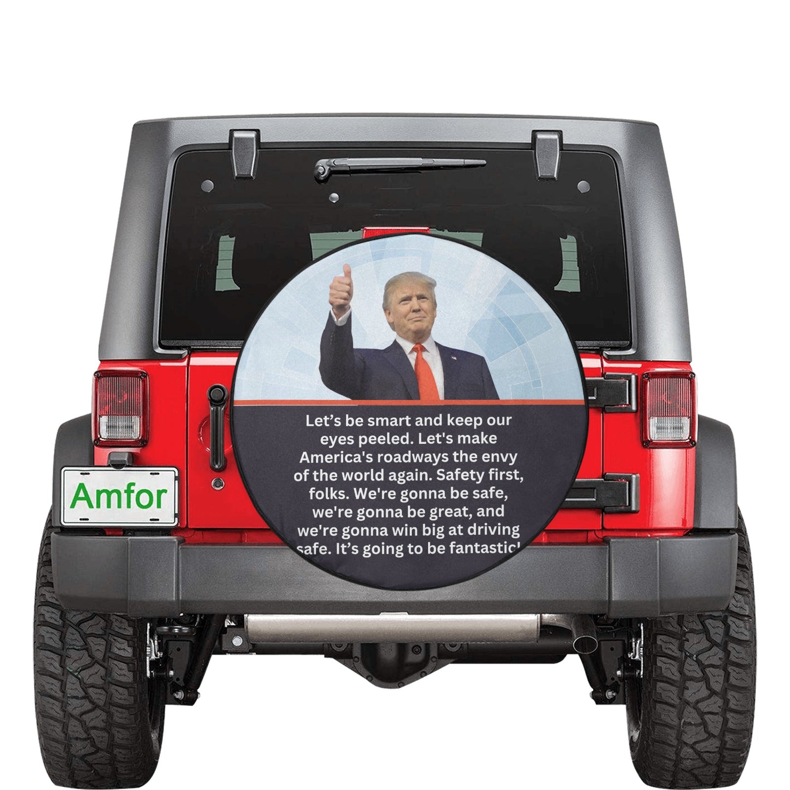 Trump Safe Spare Tire Cover (Large)(17")
