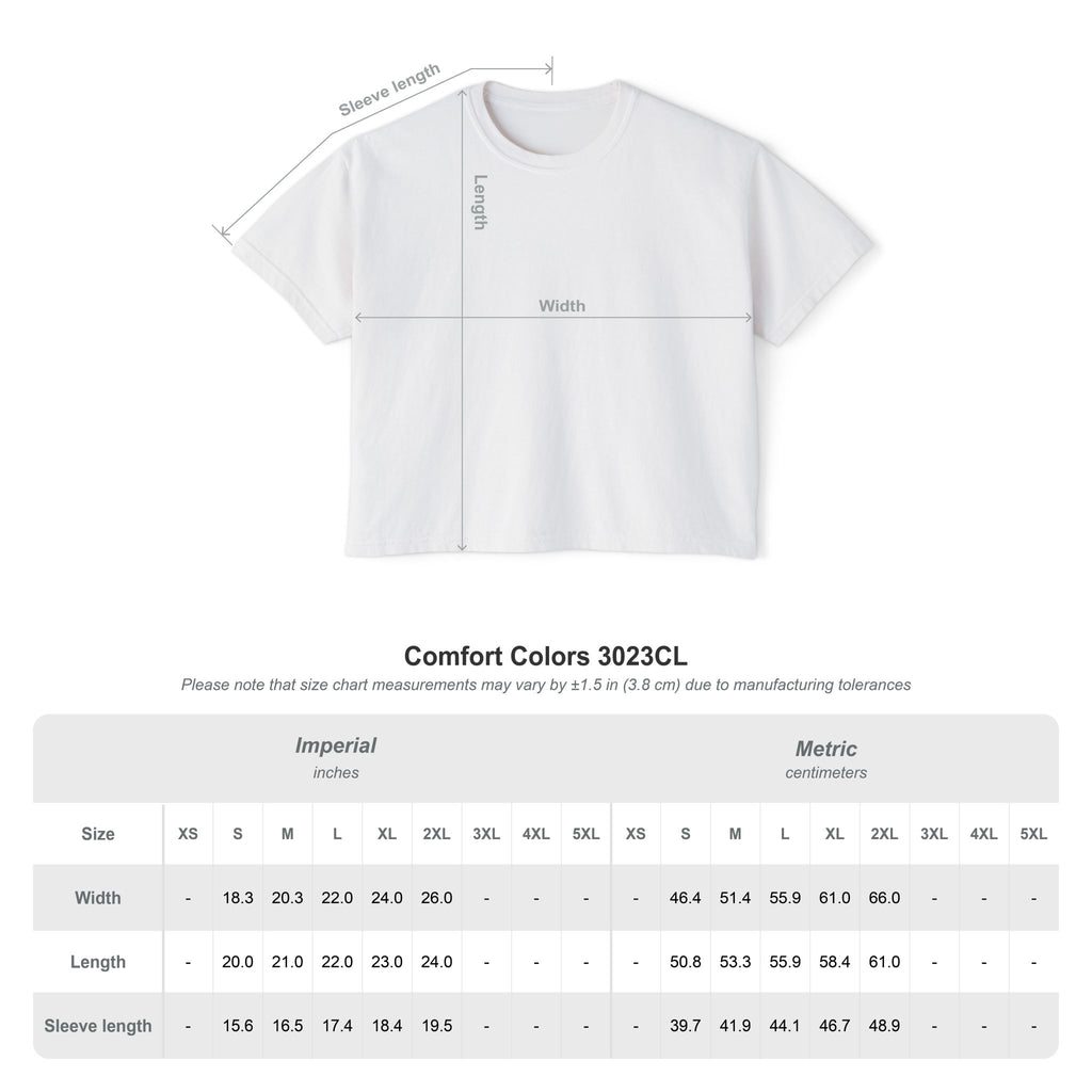 Neural Noise Boxy Crop T-Shirt | Abstract Brain Epilepsy Awareness Graphic Tee