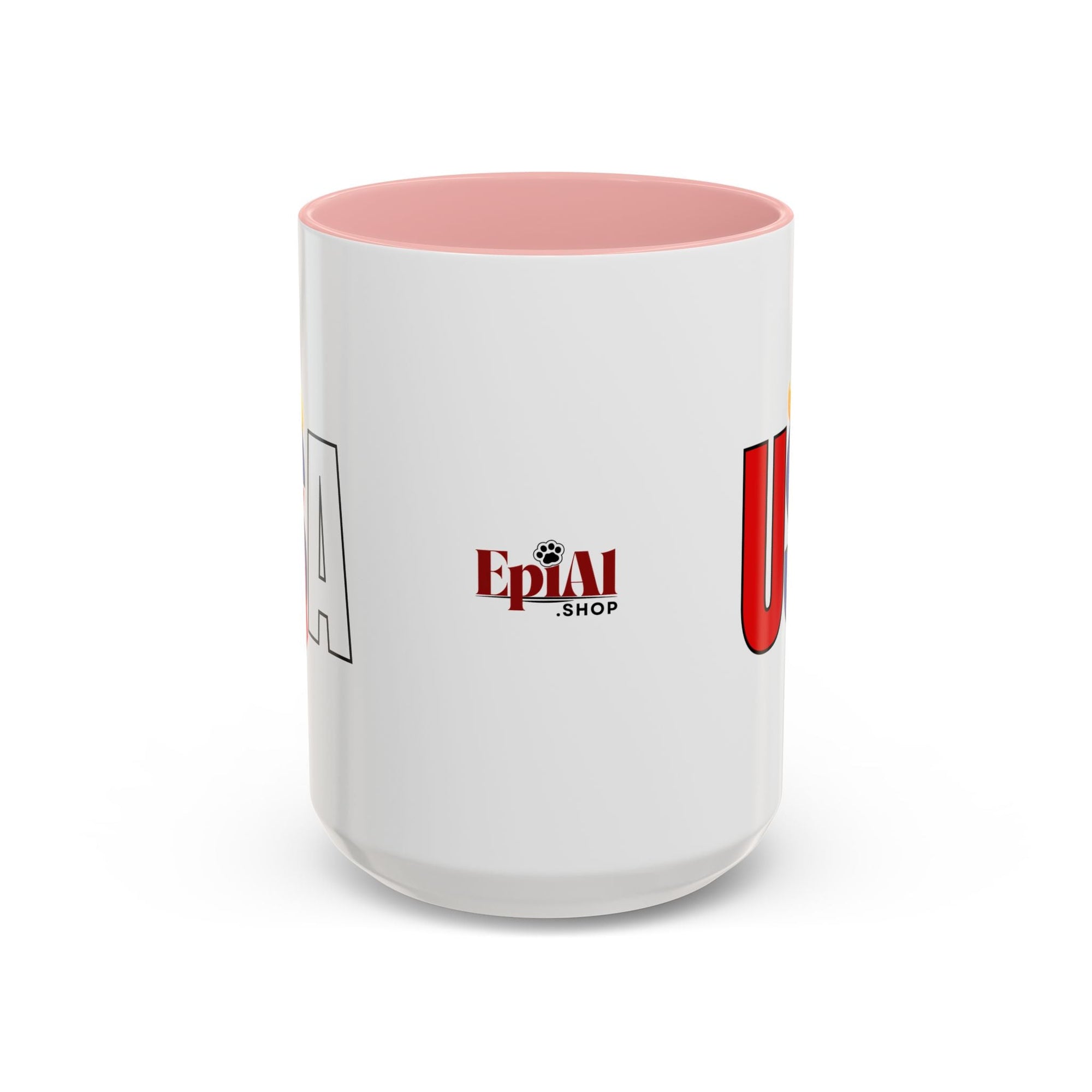 Trump USA Accent Coffee Mug Printify