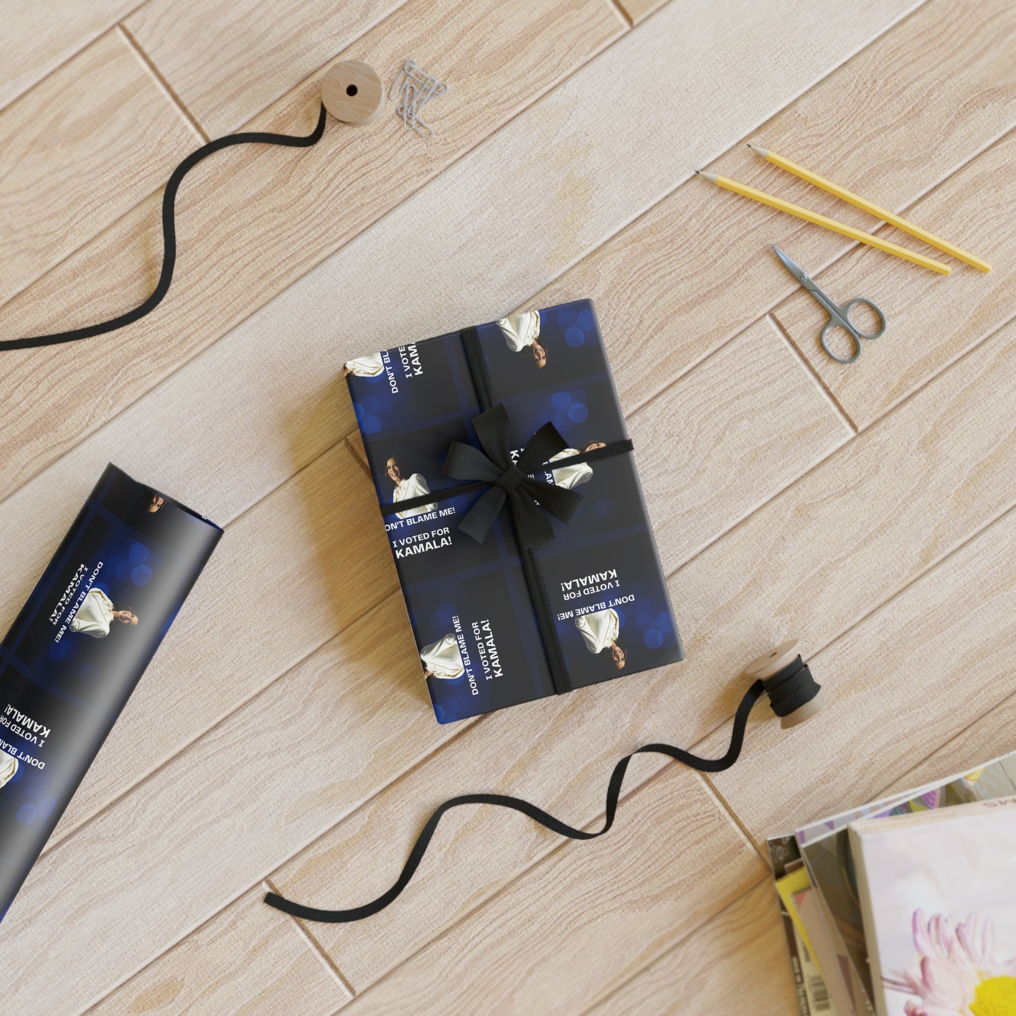 Kamala Gift Wrapping Paper Roll - Unique Design for Any Occasion Printify