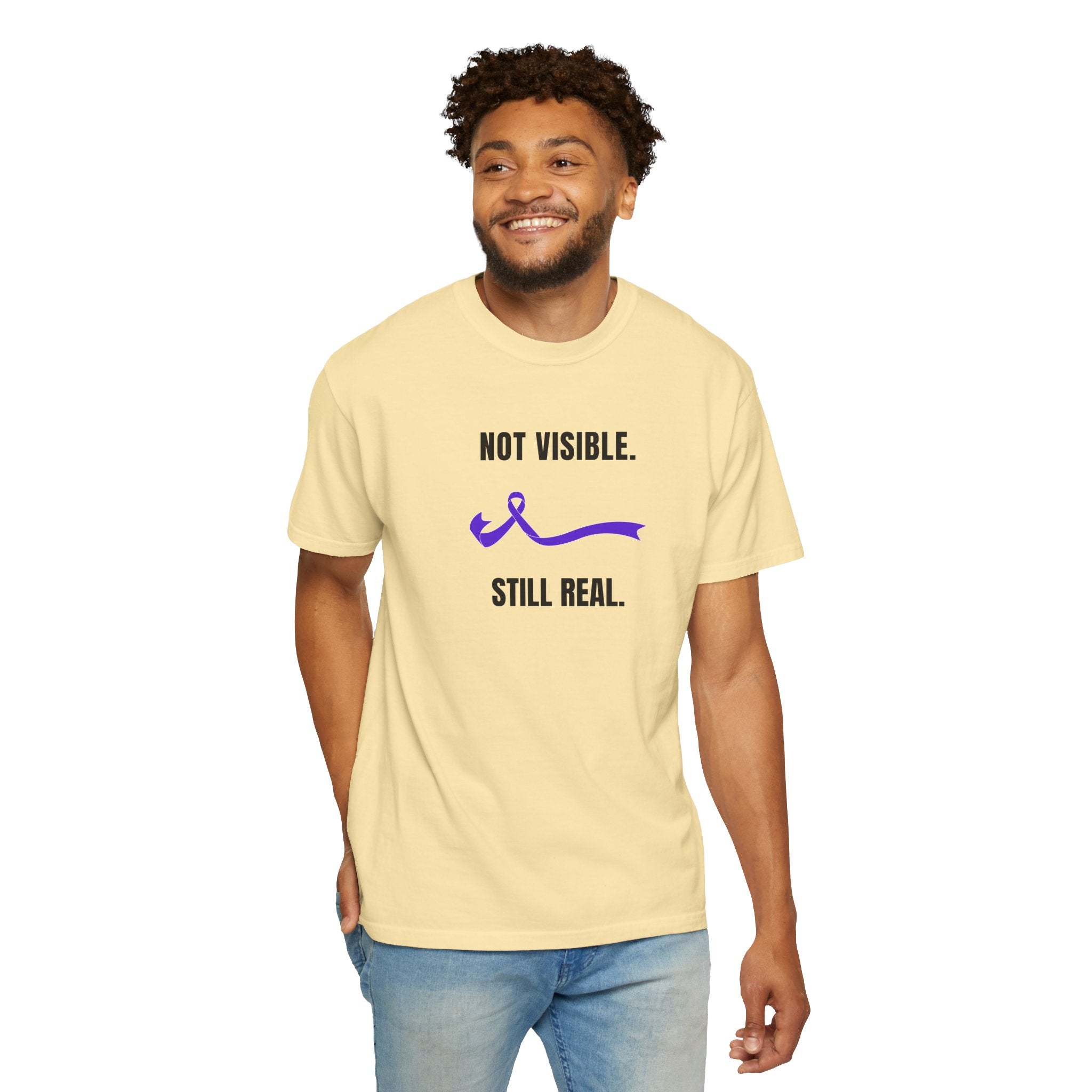 Not Visible. Still Real. T-Shirt – Epilepsy Awareness Apparel