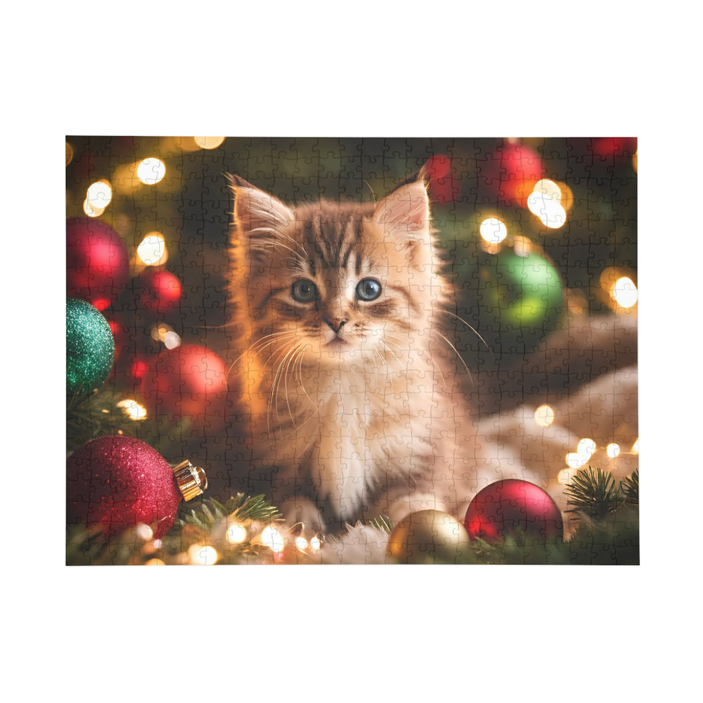 Kitten Christmas Puzzle (96, 252, 500, 1000-Piece)