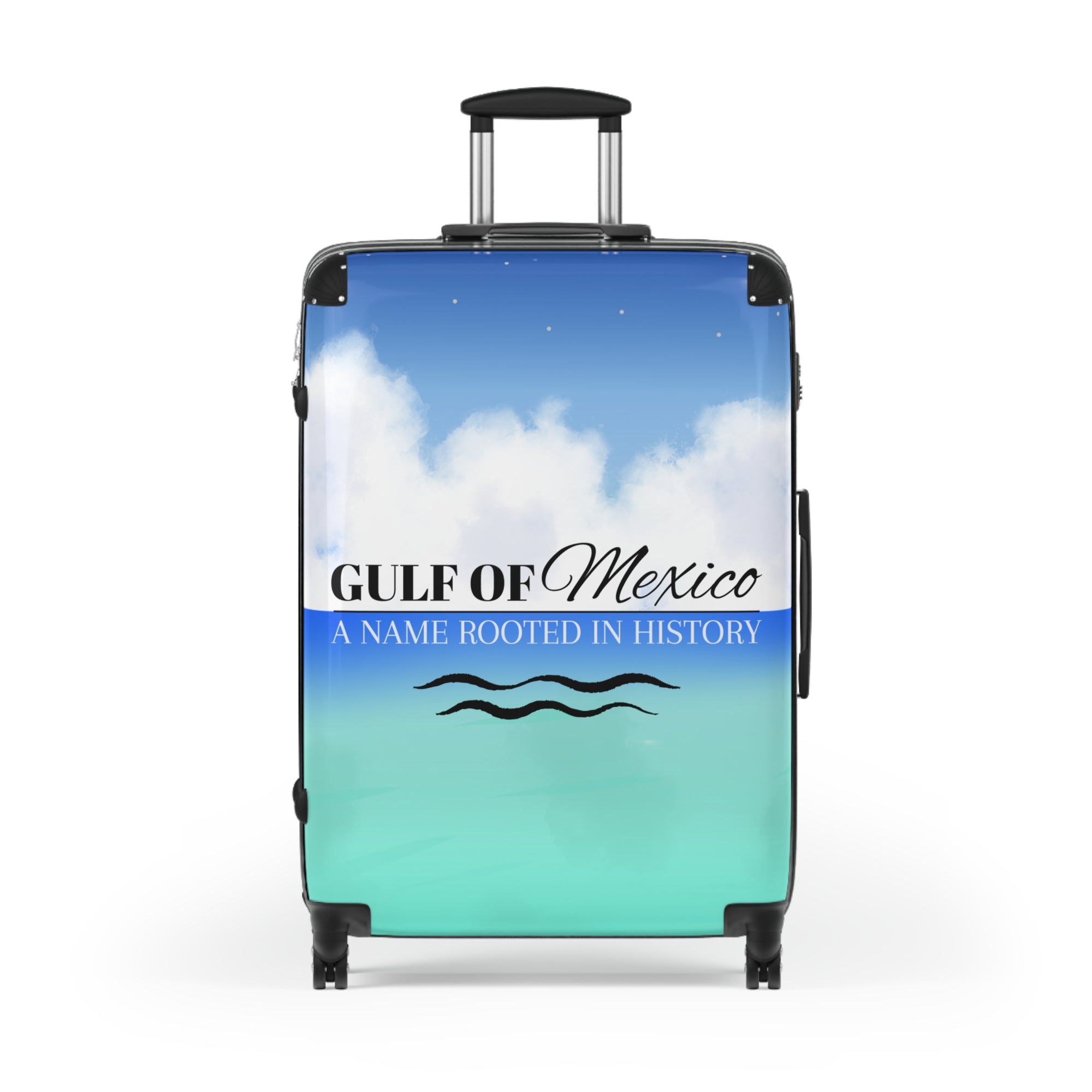 Gulf of Mexico Travel Suitcase - Stylish Luggage with Historical Design