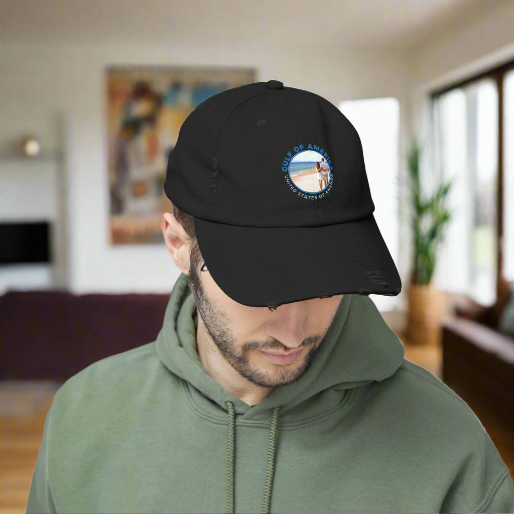American Gulf USA Unisex Distressed Cap