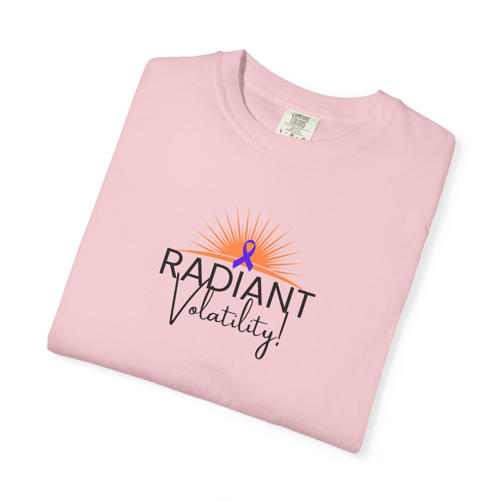 Radiant Volatility Unisex T-Shirt – Epilepsy Awareness Purple Ribbon Tee