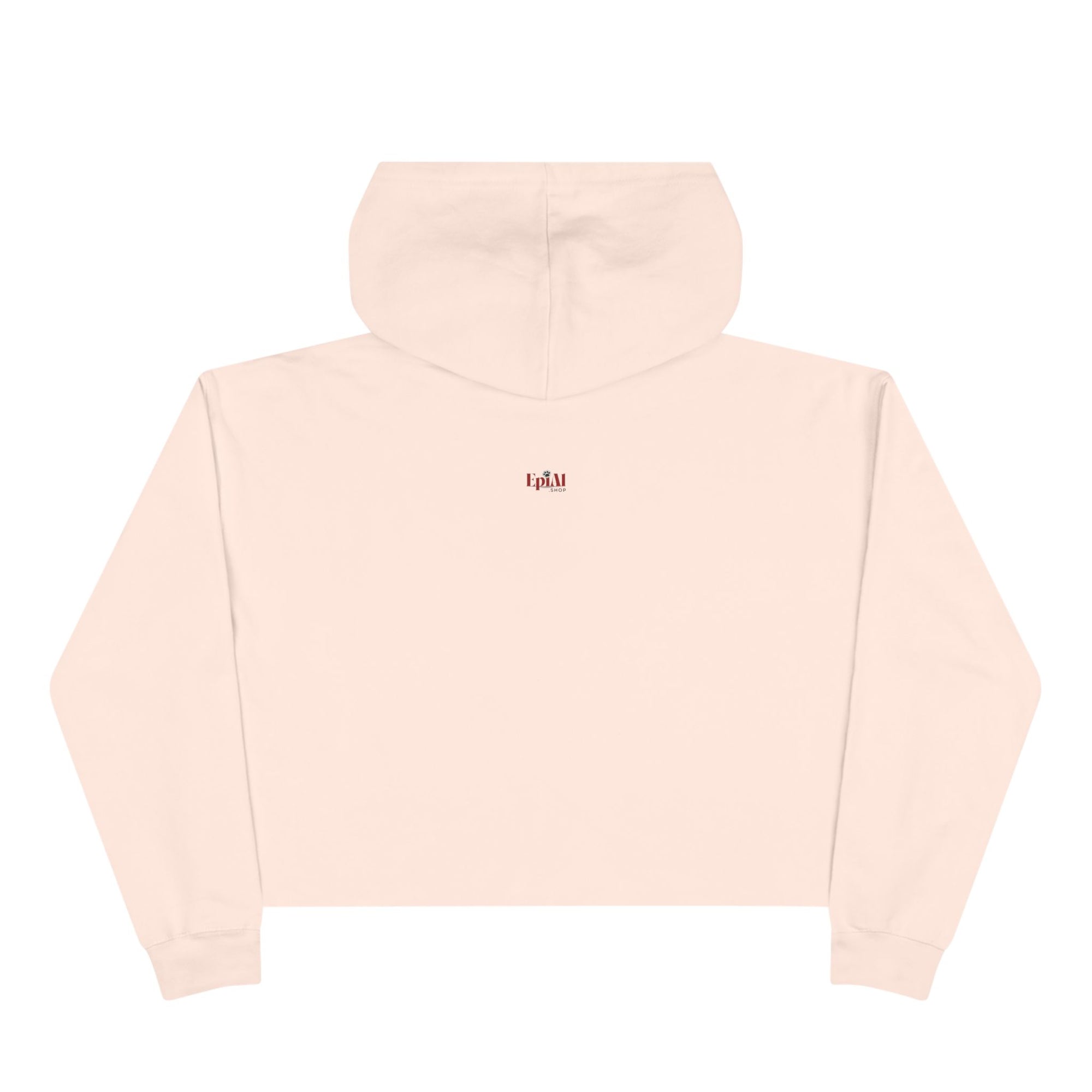 Spooky Cat Crop Hoodie for Women