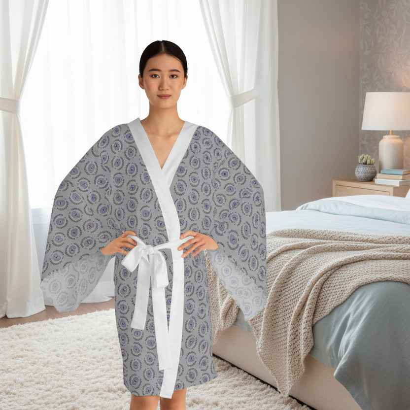 Stable Instability Epilepsy Awareness Kimono Robe – Lightweight Lounge Robe