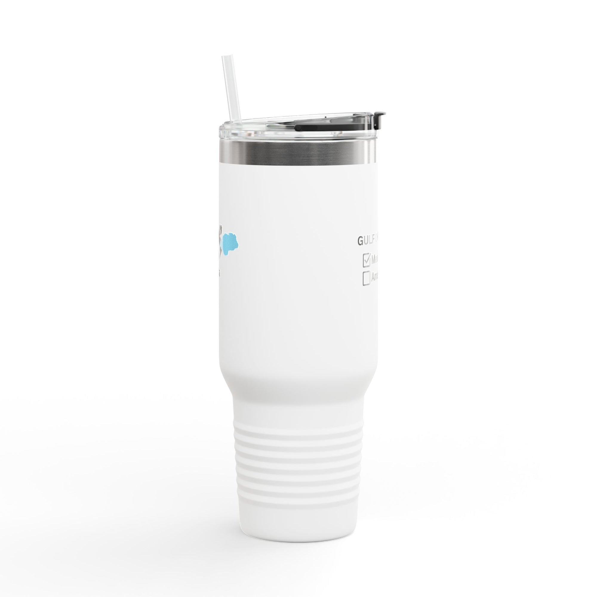 Gulf of Mexico Checkbox Insulated Travel Mug - 40oz