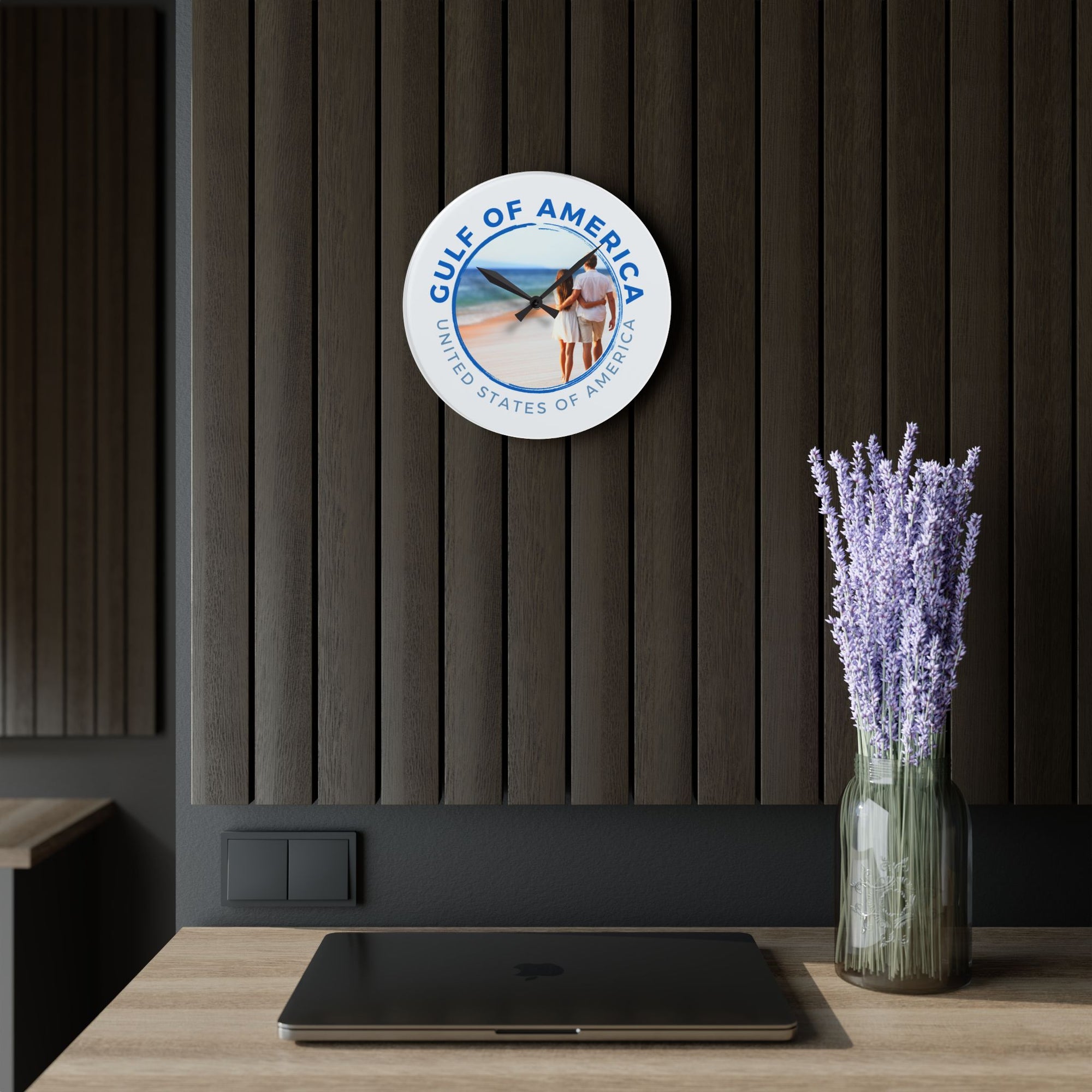 American Gulf USA Acrylic Wall Clock
