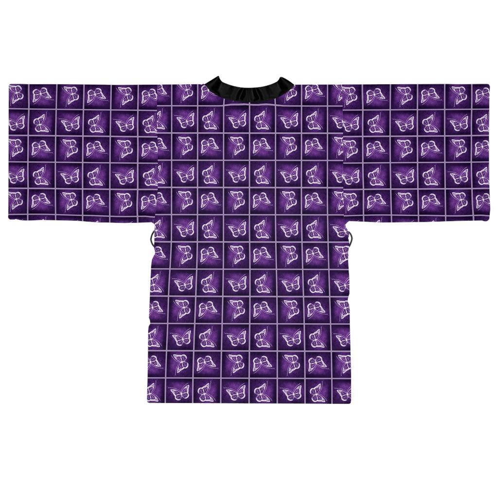 Epilepsy Butterfly Dreams Long Sleeve Kimono Robe