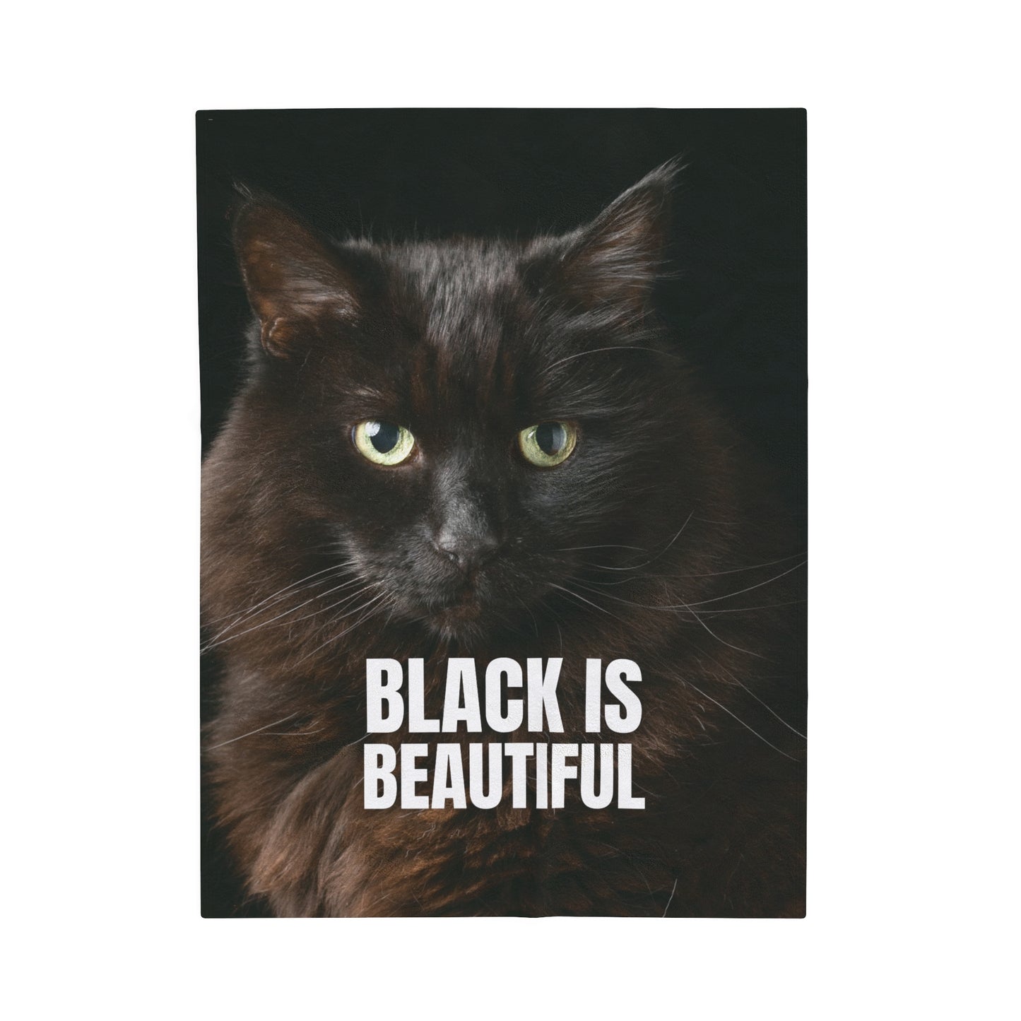 Black is Beautiful Velveteen Plush Blanket