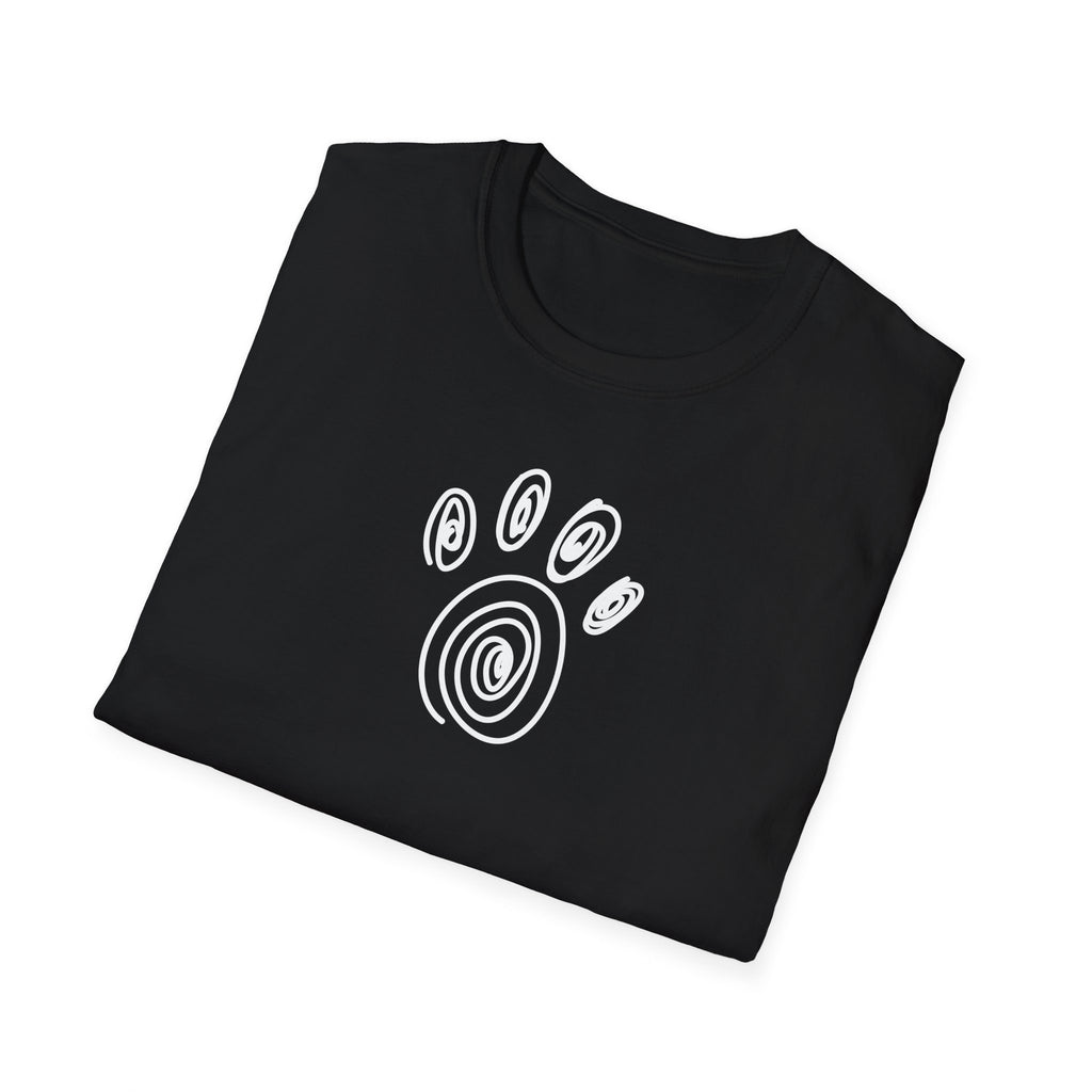 Scribble Paw Unisex Softstyle T - Shirt - T - Shirt - Epileptic Al’s Shop