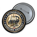 Authorized Sideline Analyst 3-Inch Pinback Button
