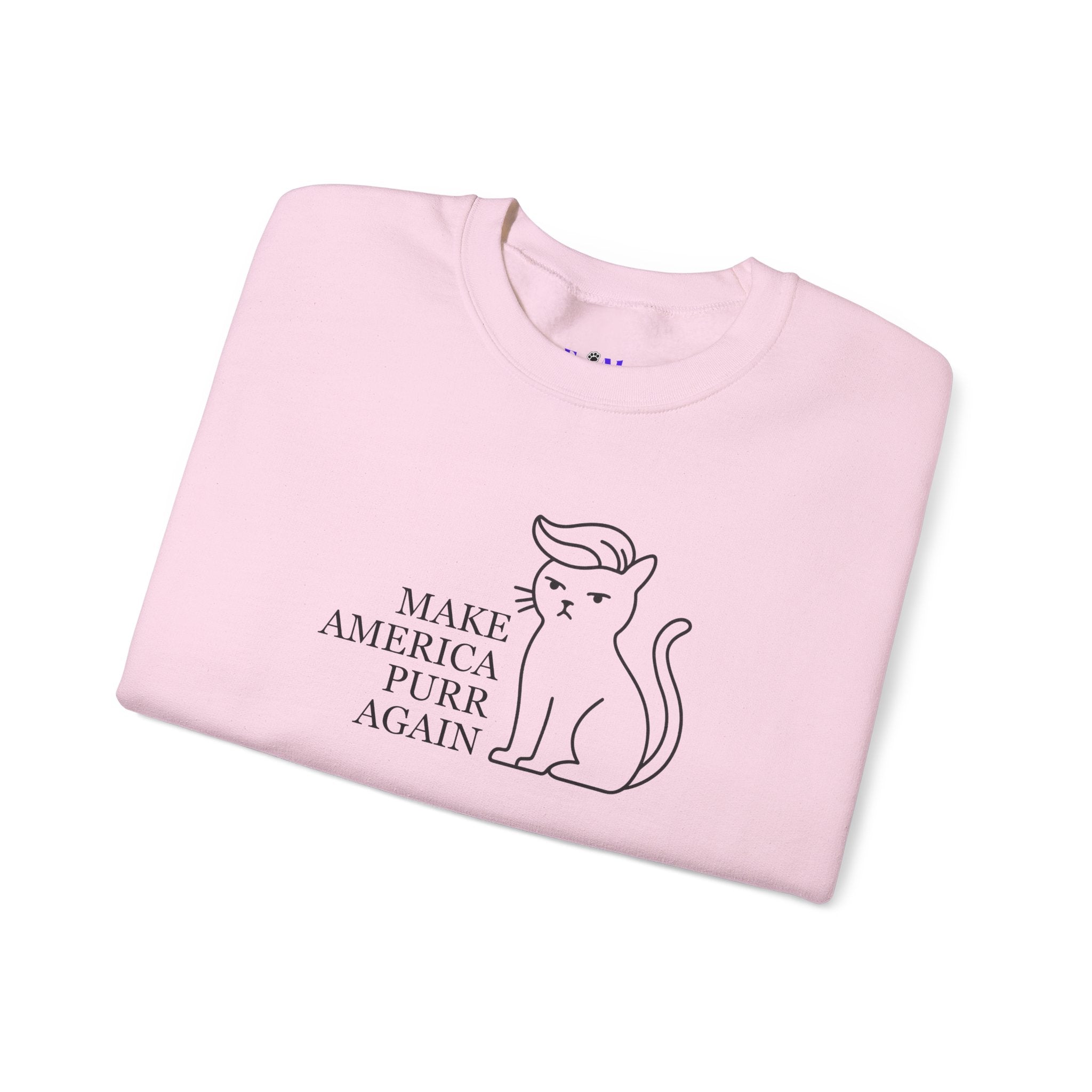 “Make America Purr Again” Parody Cat Sweatshirt