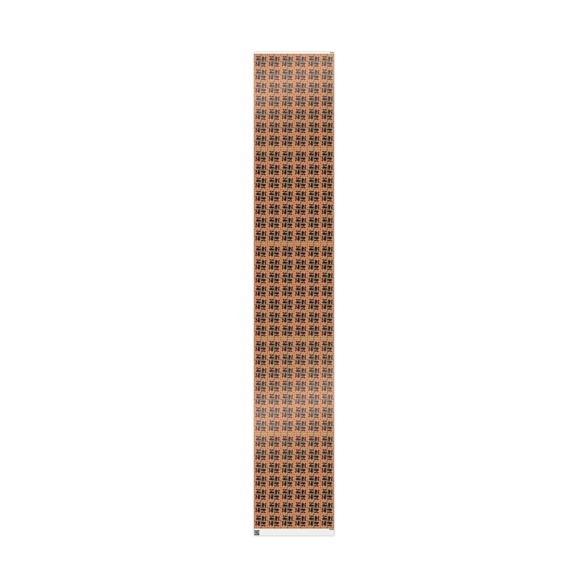 Vintage Trump & Santa Holiday Wrapping Paper
