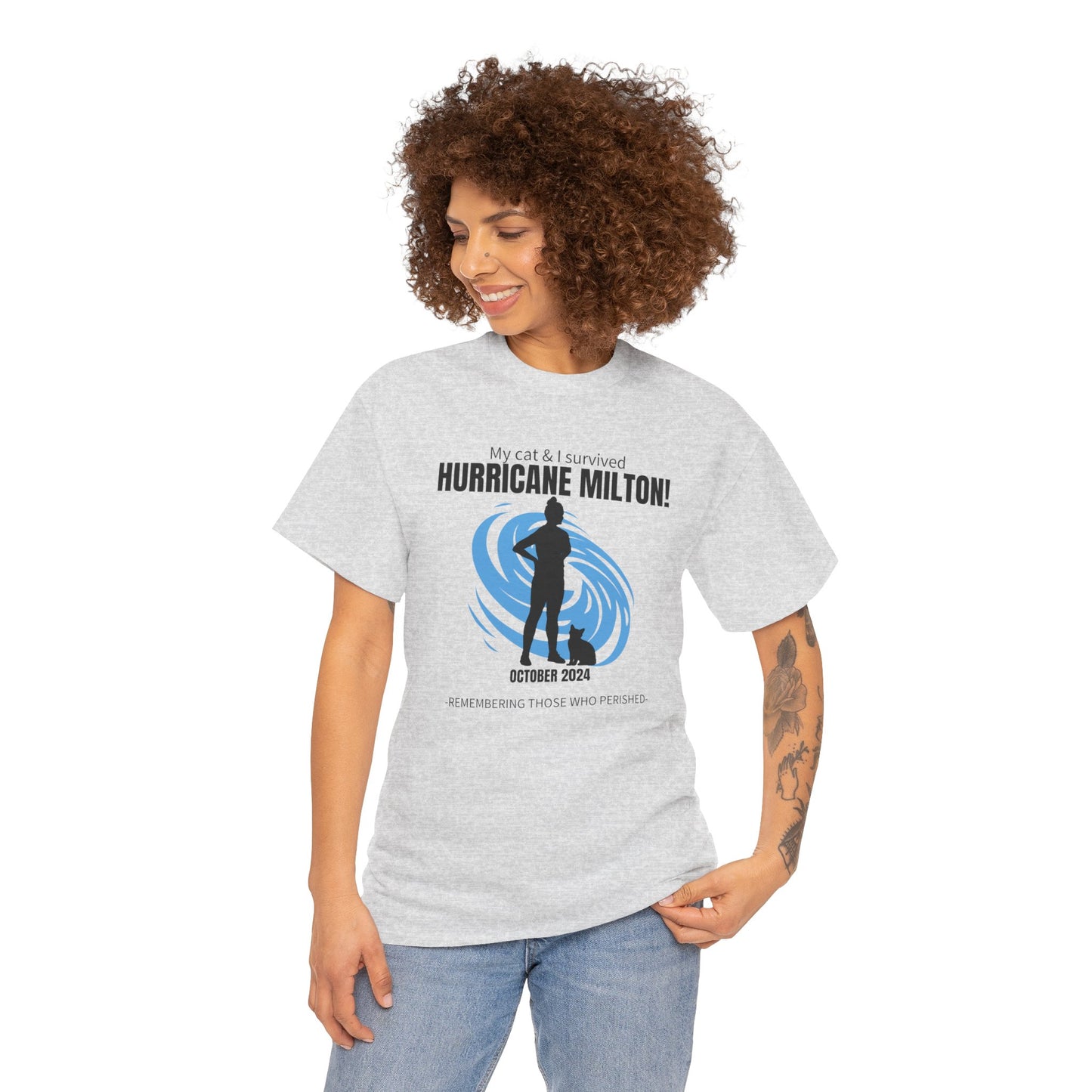 Hurricane Milton Survivor Unisex Heavy Cotton Tee