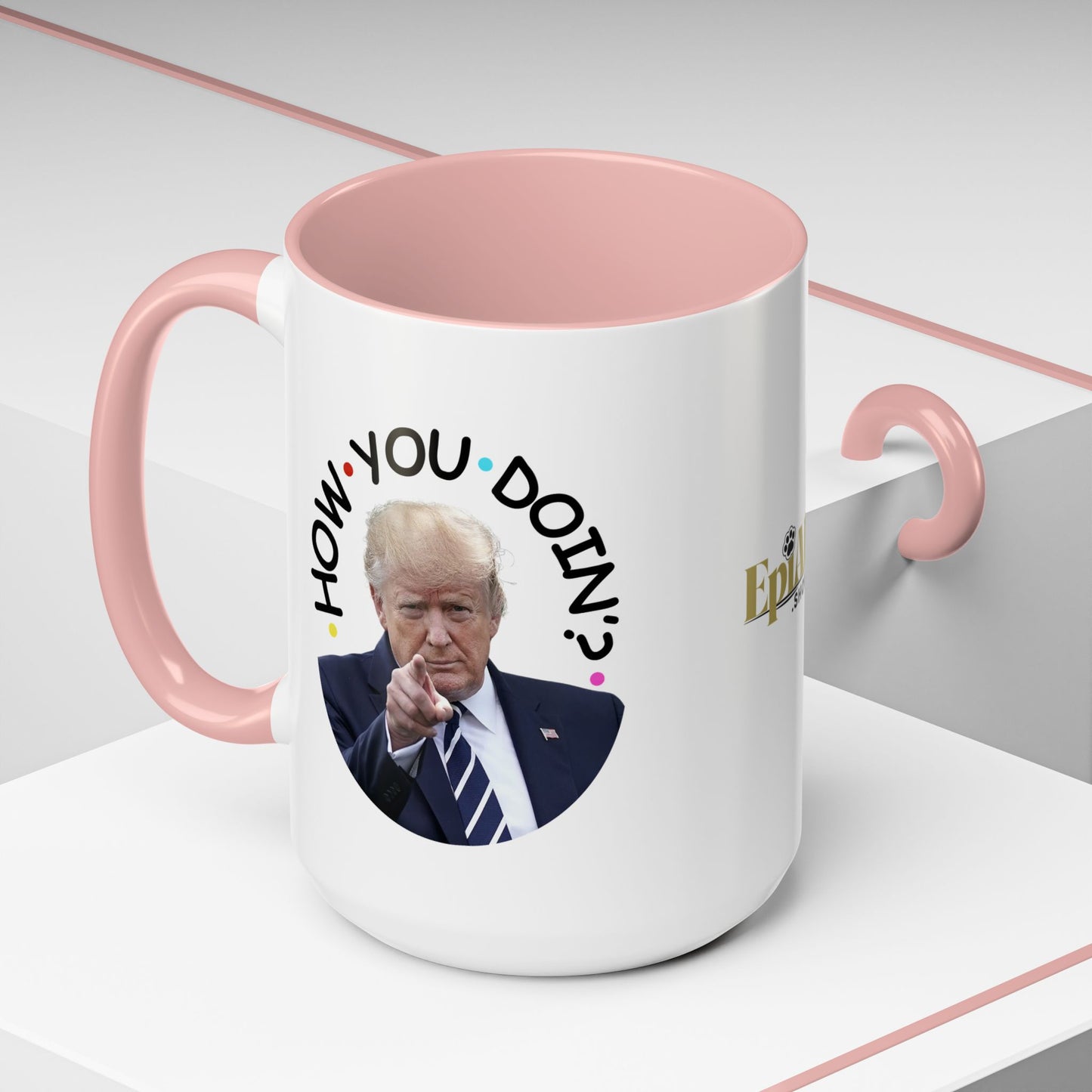 Funny Accent Coffee Mug - "How You Doin'?" - Perfect Gift for Trump Fans