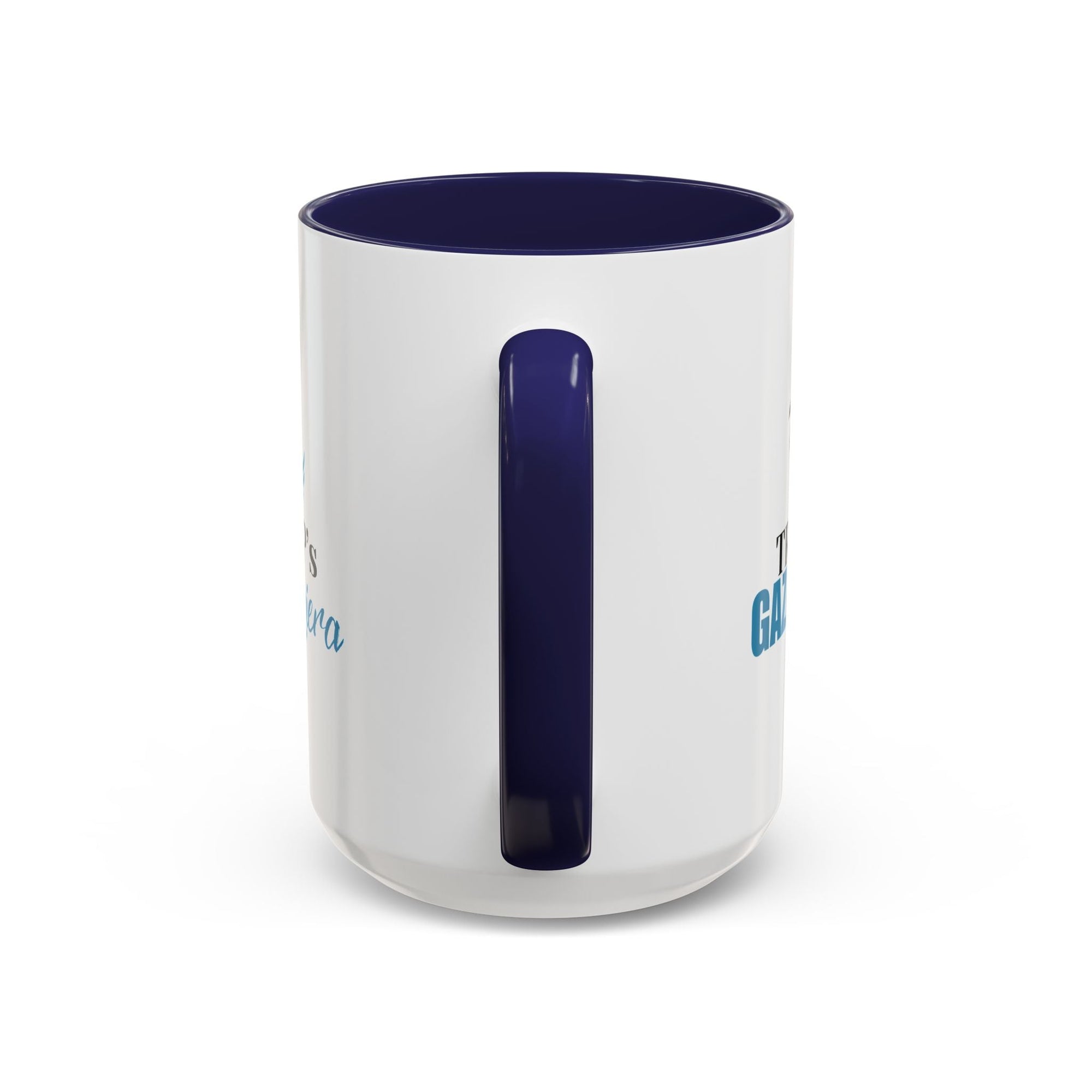 Tropical Trump’s Gaza Riviera Accent Coffee Mug - 11 & 15oz Ceramic Mug for Beach Lovers Printify