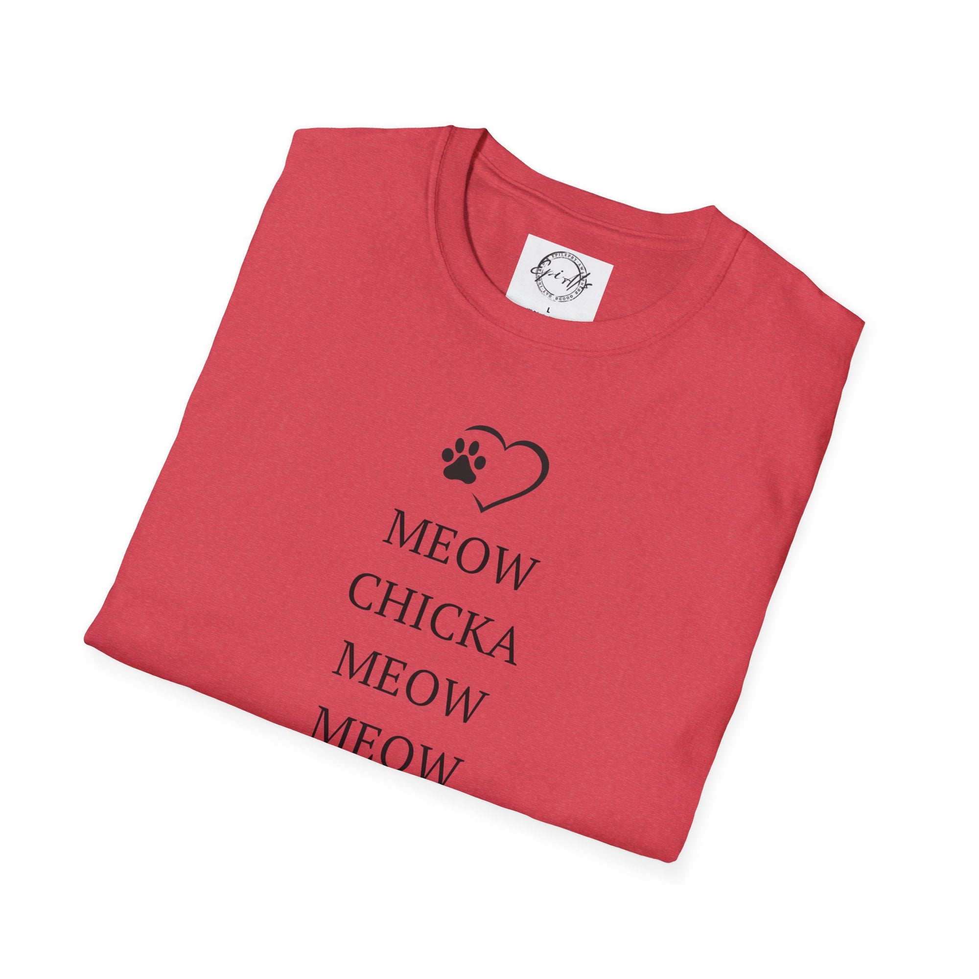 Meow Chicka Meow Meow Unisex Softstyle T - Shirt - T - Shirt - Epileptic Al’s Shop