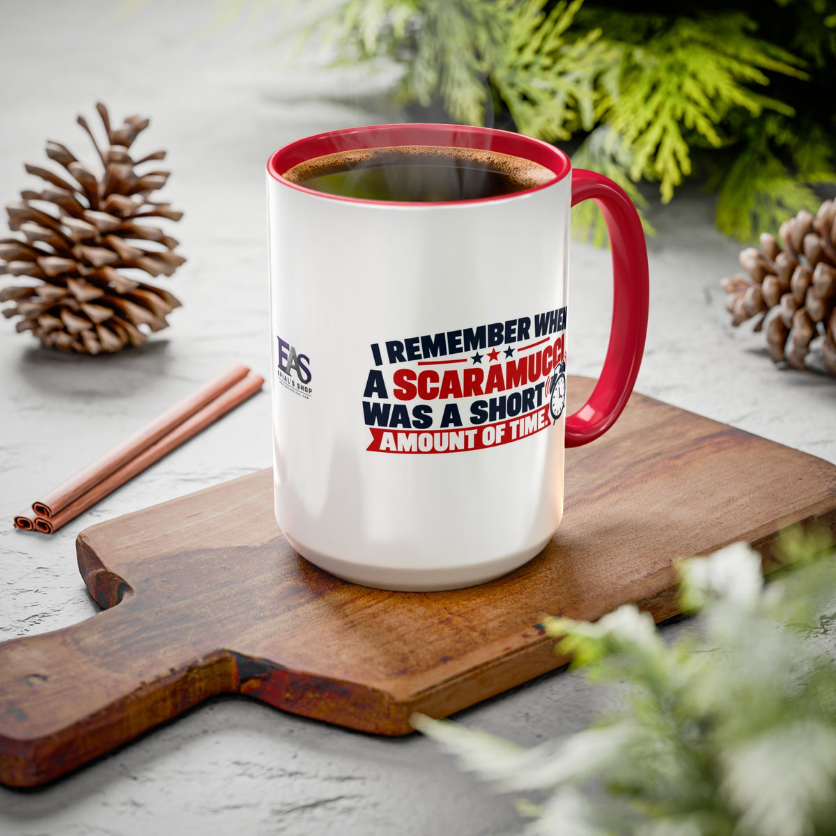 I Remember When a Scaramucci Was a Short Amount of Time | Political Humor Coffee Mug