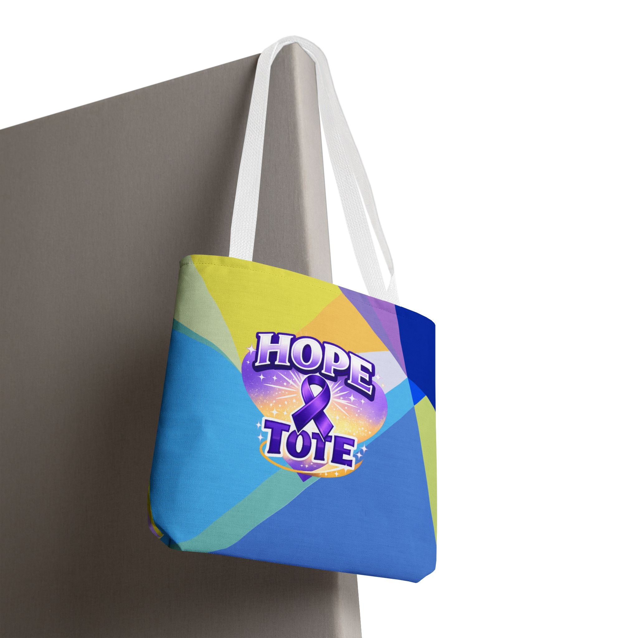 Hope Tote Epilepsy Awareness Ribbon Tote Bag