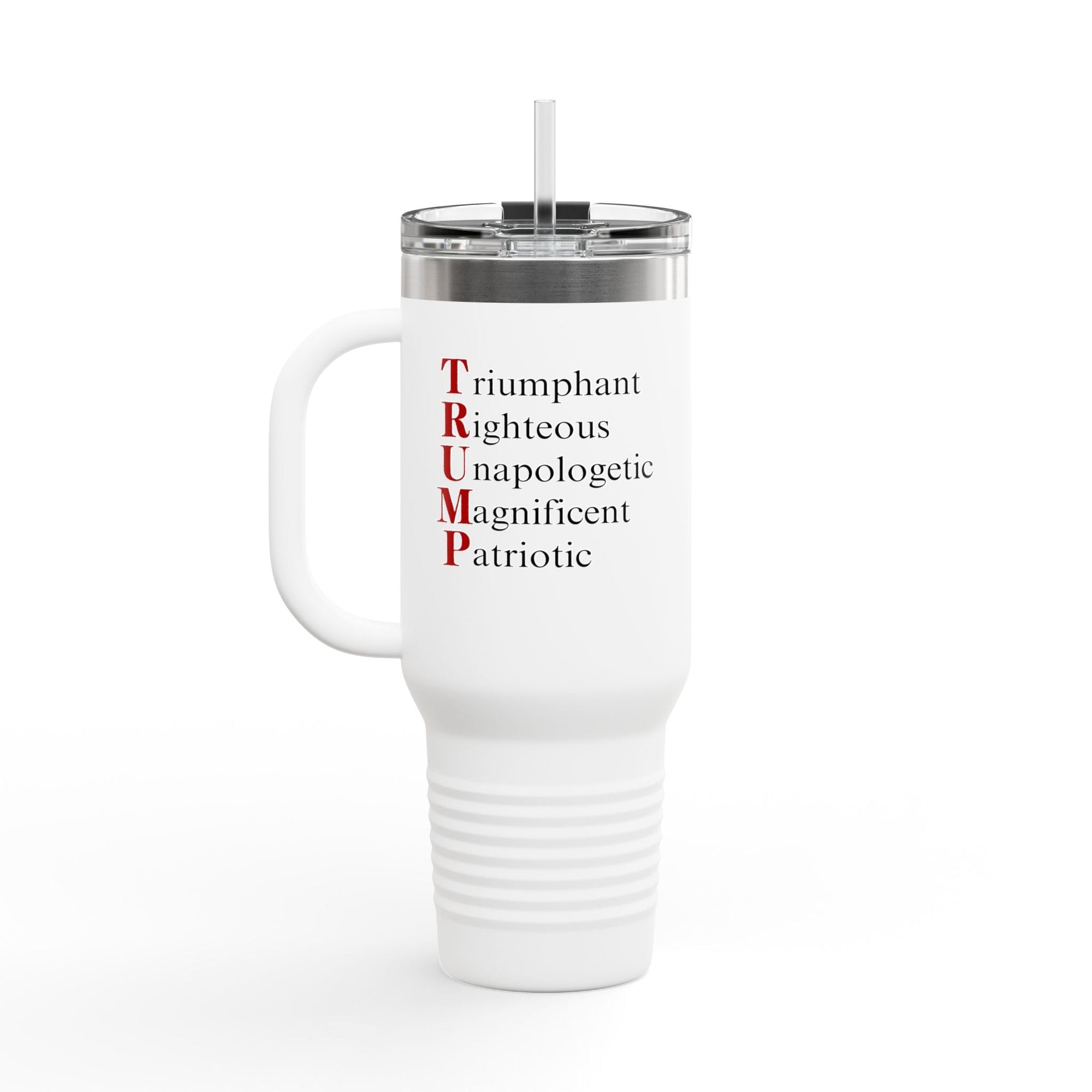 Pro-Trump Acronym 40oz Travel Mug Printify