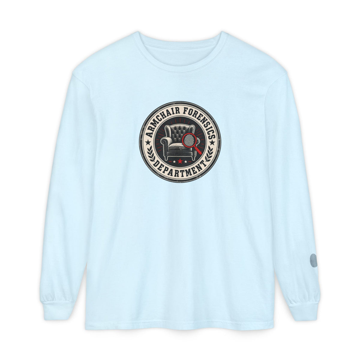 Armchair Forensics Department Long Sleeve Shirt | True Crime Investigator Tee