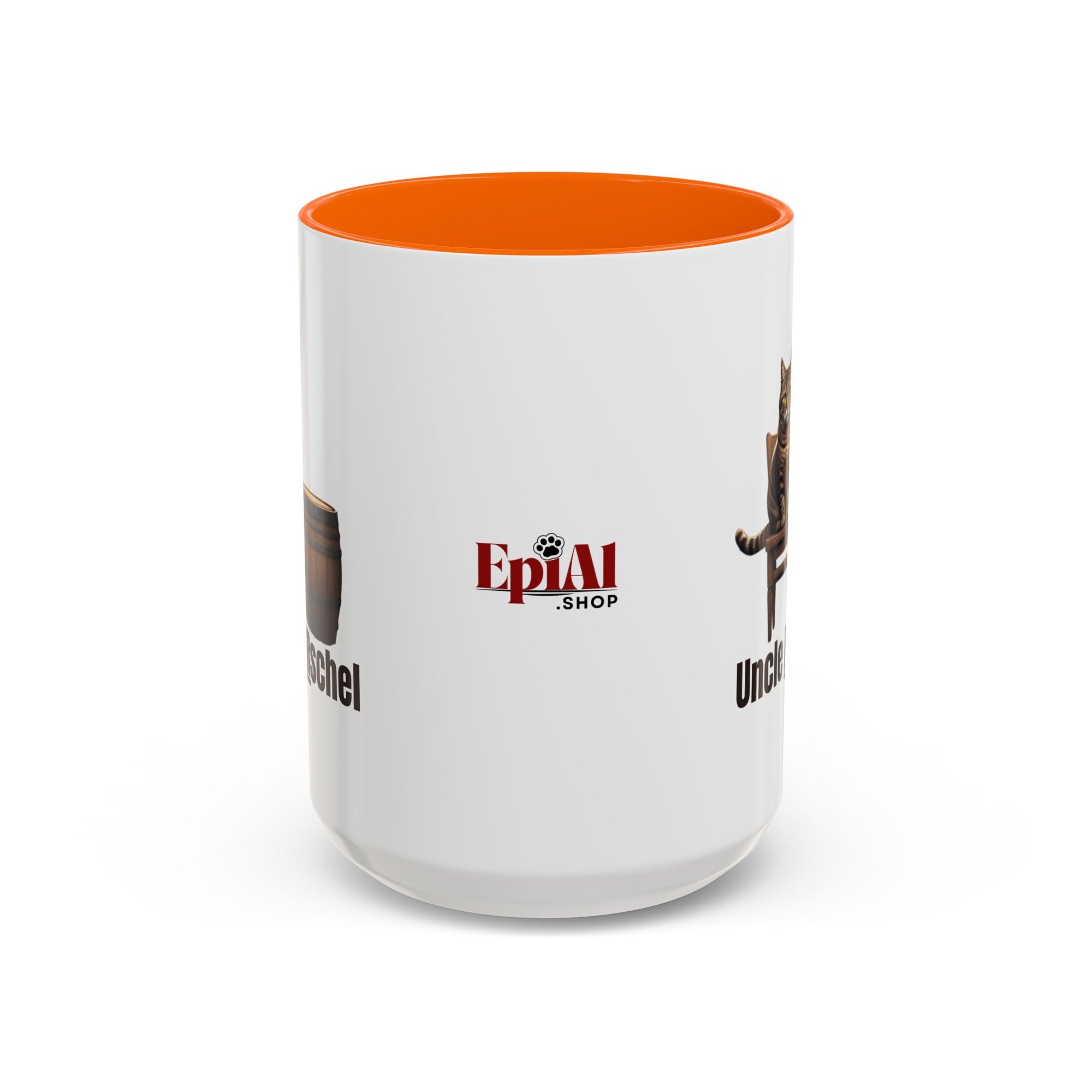 Humorous Uncle Purrschel Cat Accent Coffee Mug