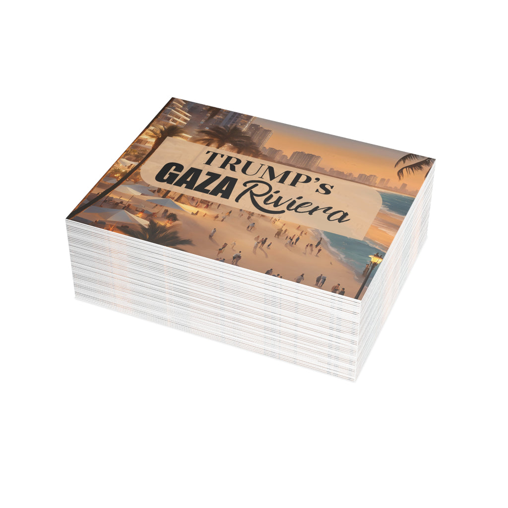 Trump’s Gaza Riviera Postcard Bundles with Envelopes