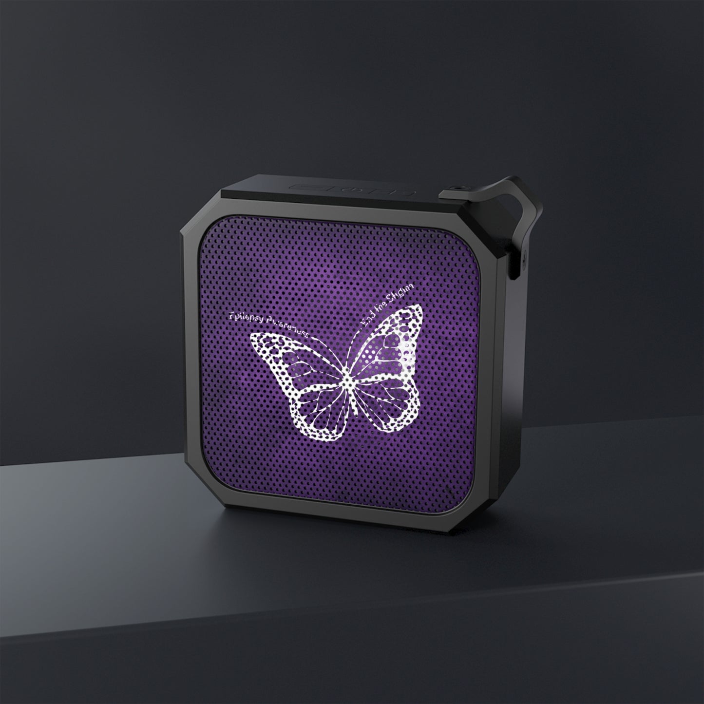 Colorful Butterfly Outdoor Bluetooth Speaker - Epilepsy Awareness