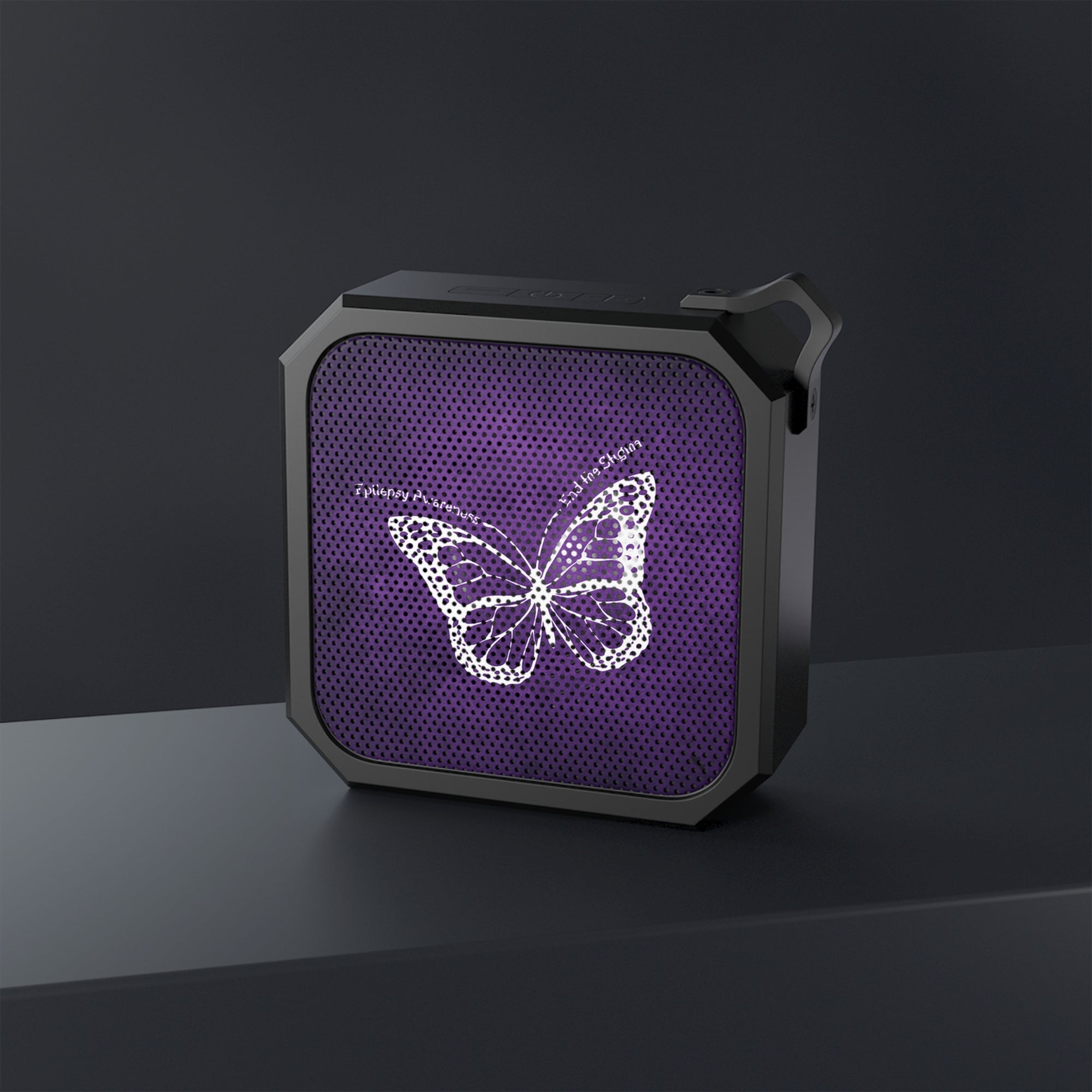 Colorful Butterfly Outdoor Bluetooth Speaker - Epilepsy Awareness