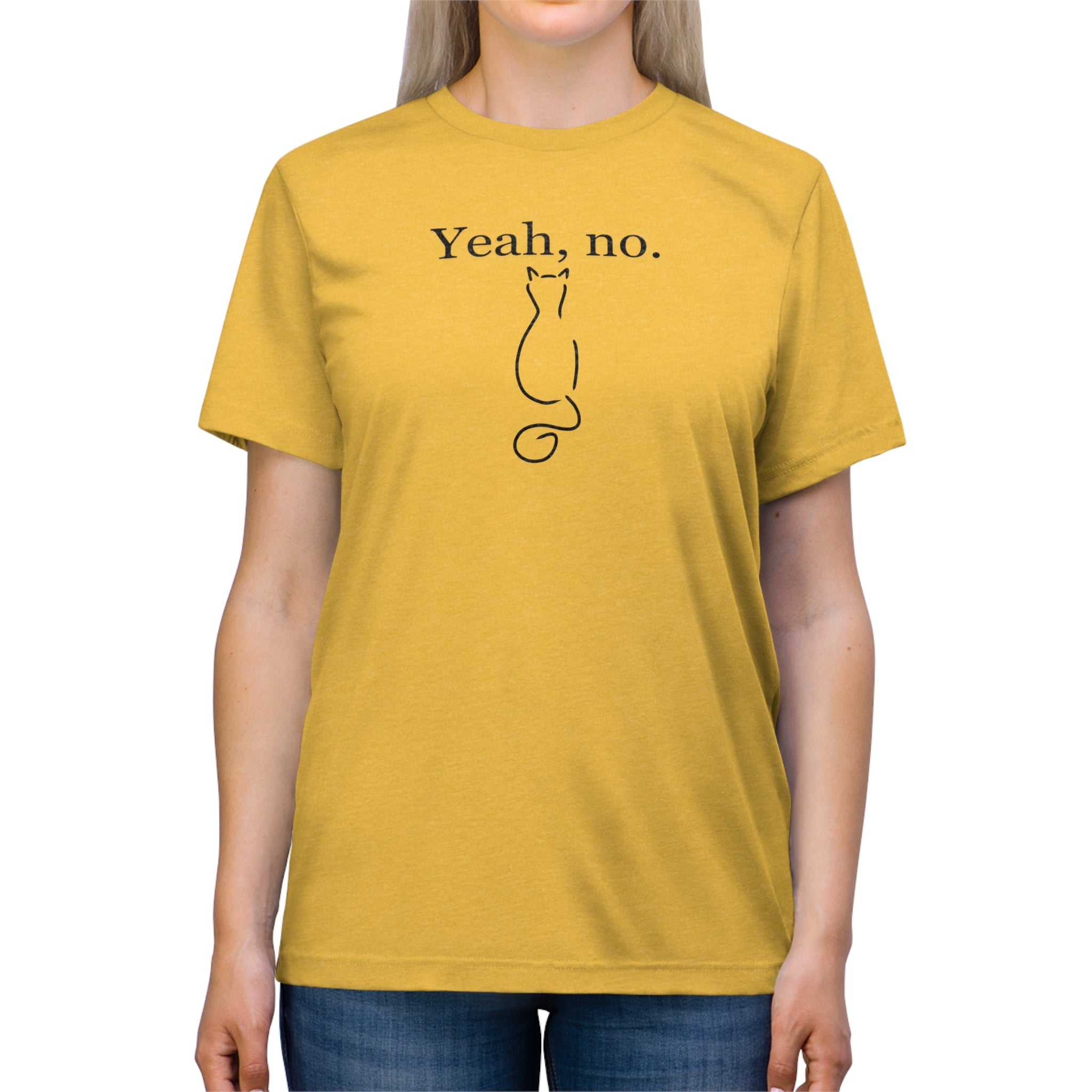 Yeah No Unisex Triblend Tee - T - Shirt - Epileptic Al’s Shop
