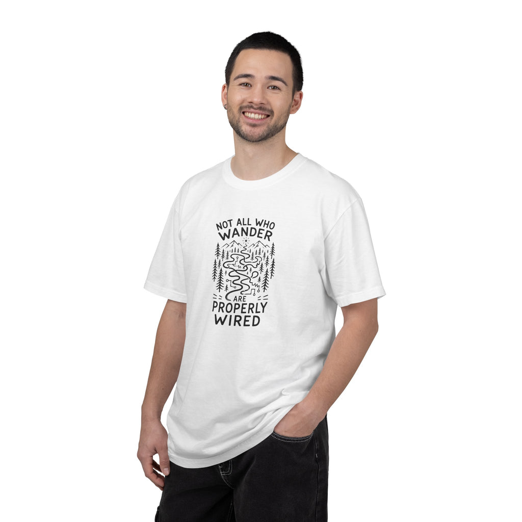 Not All Who Wander Are Properly Wired Epilepsy Awareness T-Shirt