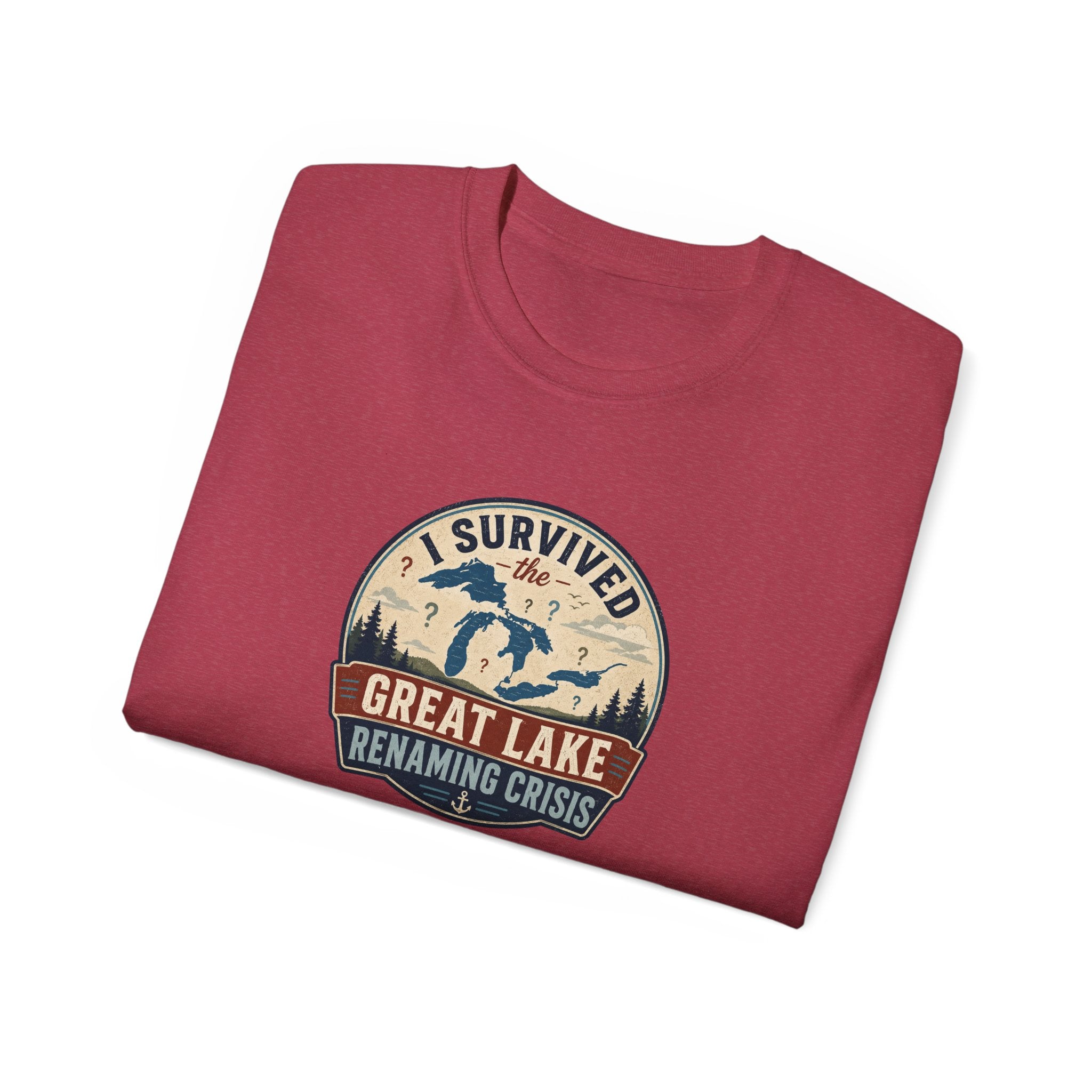 I Survived the Great Lake Renaming Crisis T-Shirt | Lake Ontario vs. Lake America Tee