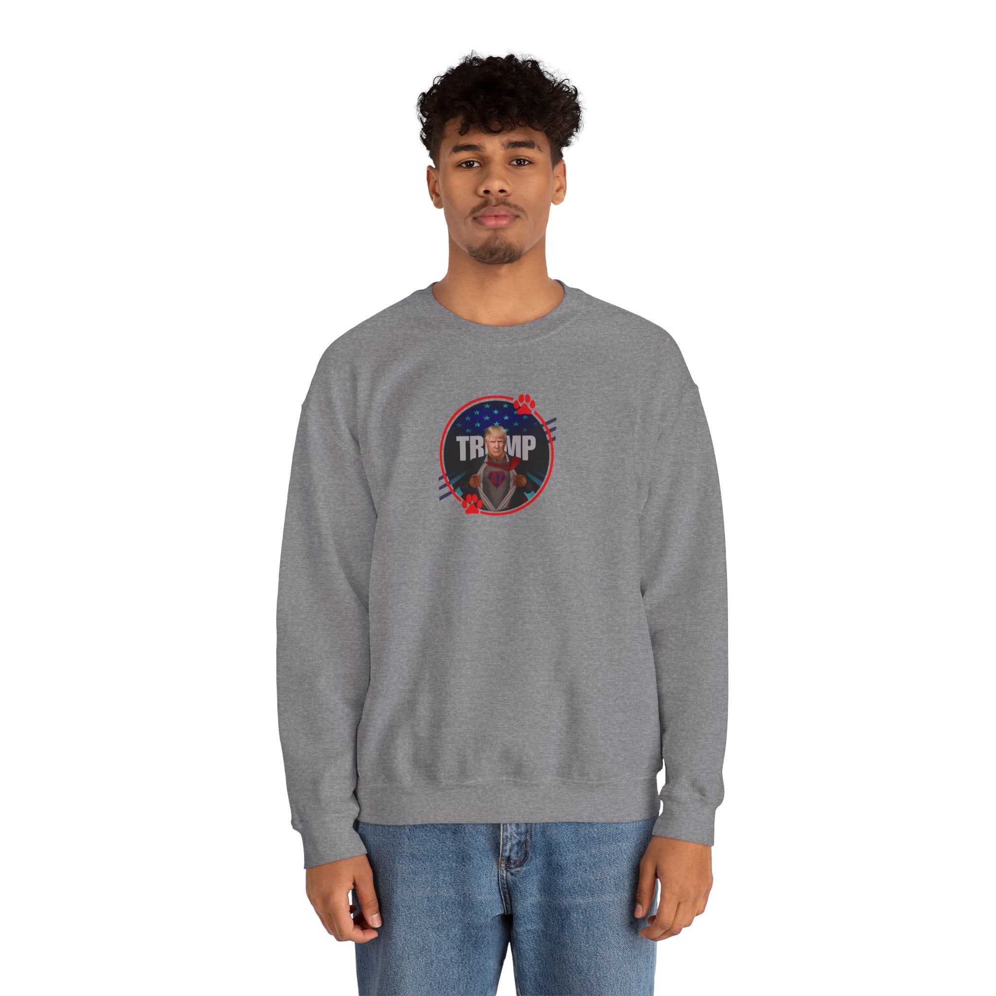 Photo depicting the ​Trump 47 Unisex Heavy Blend™ Crewneck Sweatshirt from EpiAl's Shop.