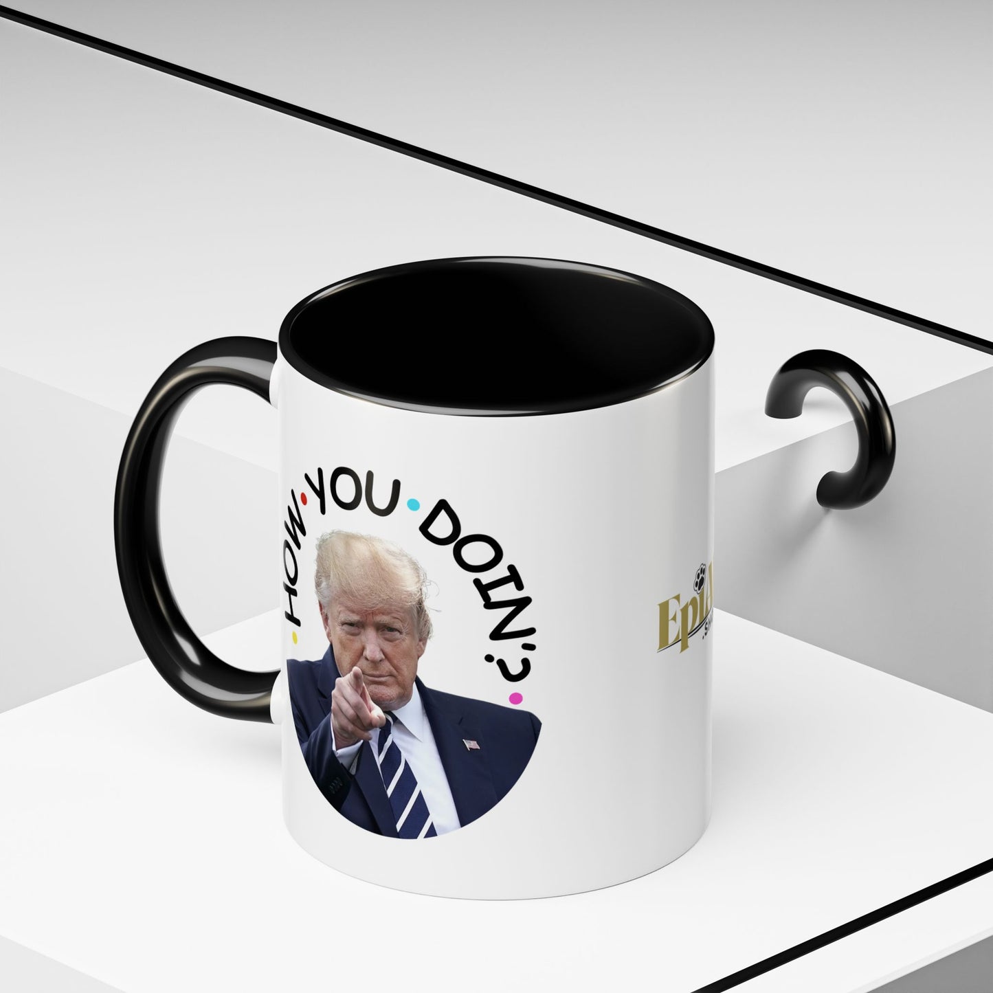 Funny Accent Coffee Mug - "How You Doin'?" - Perfect Gift for Trump Fans