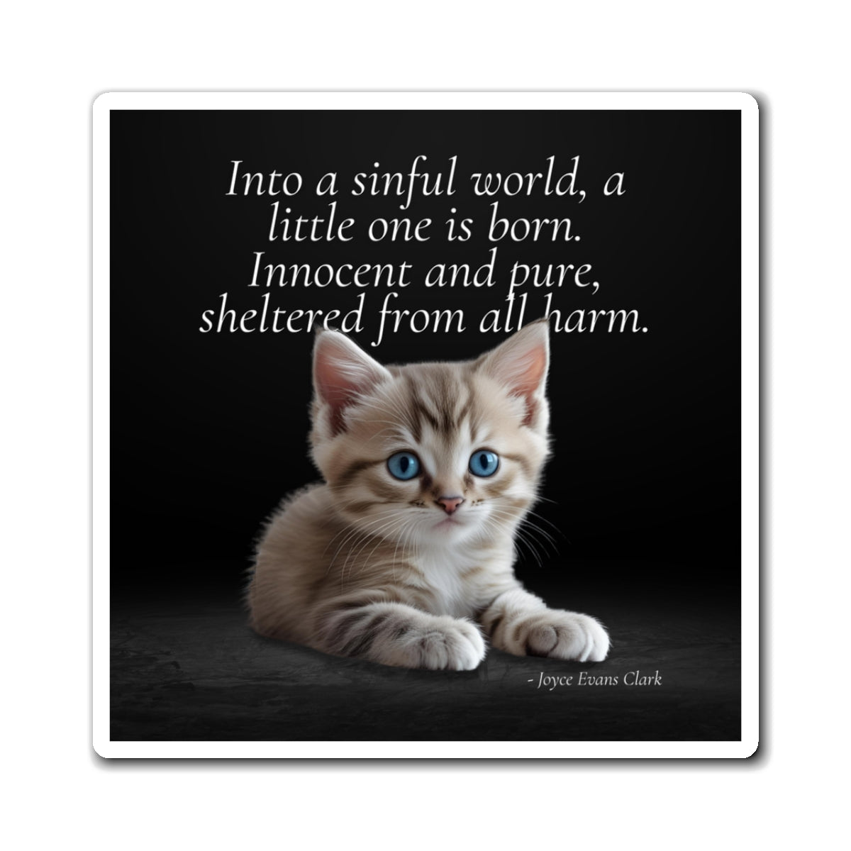 Photo depicting the ​A Little One is Born Magnets from EpiAl's Shop.