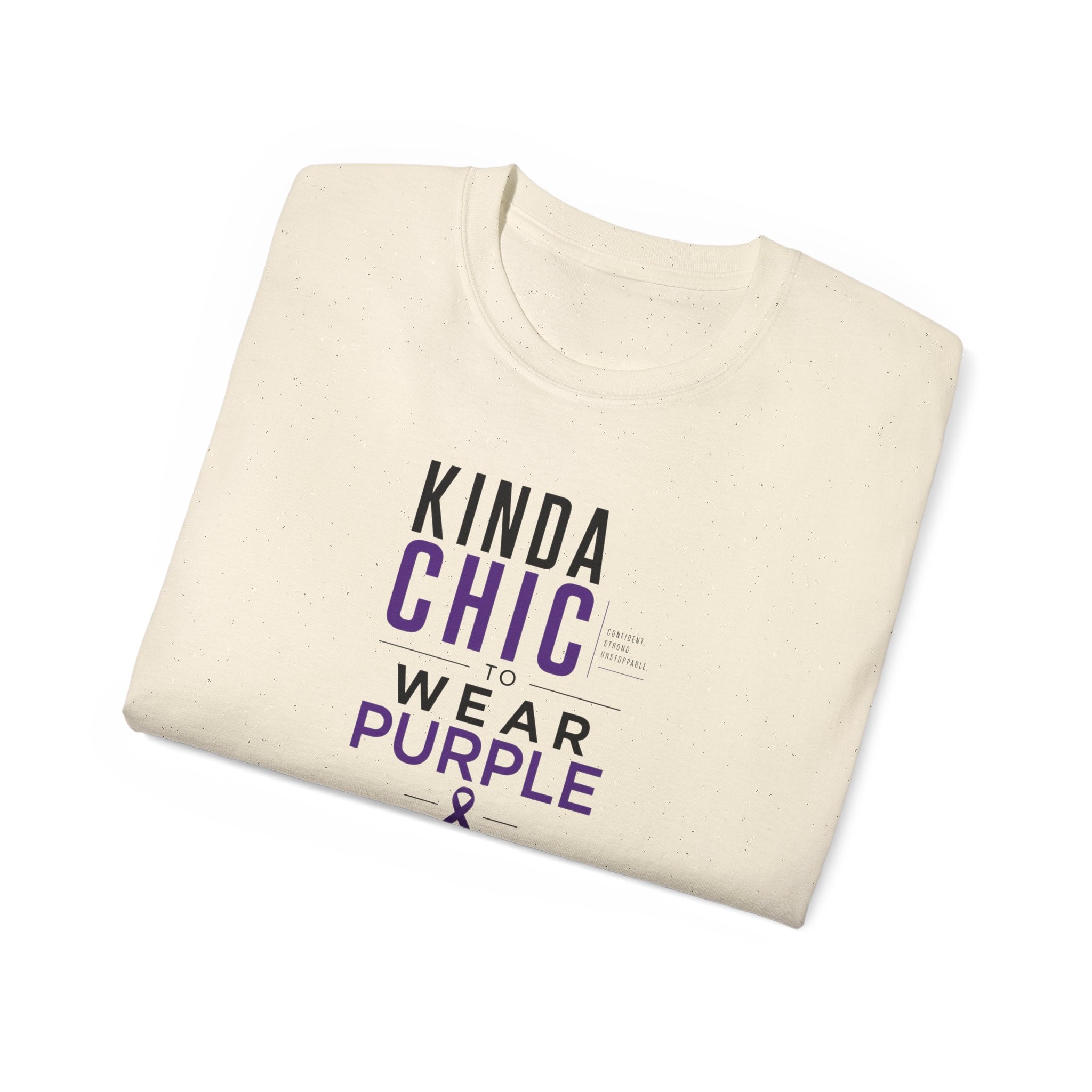 Kinda Chic to Wear Purple Epilepsy Awareness T-Shirt