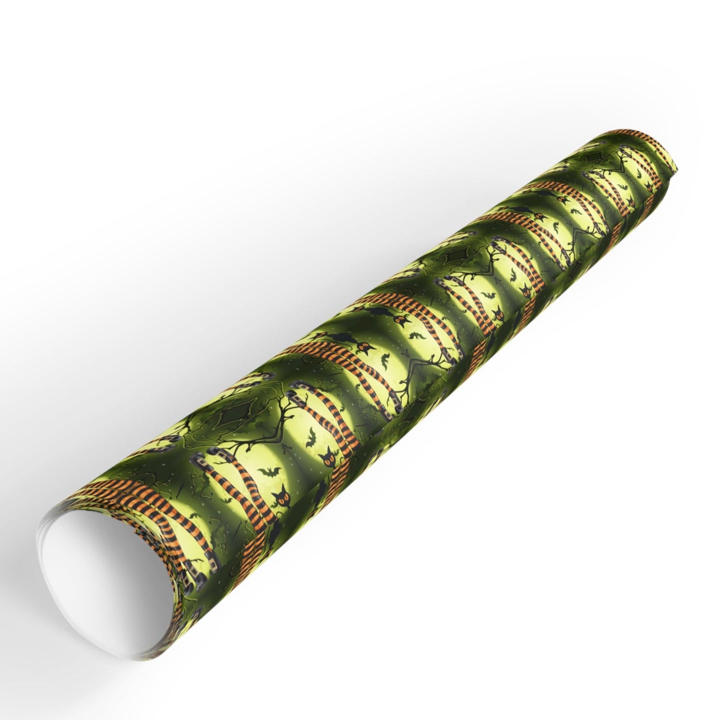 Halloween Cat Lady Gift Wrapping Paper Roll